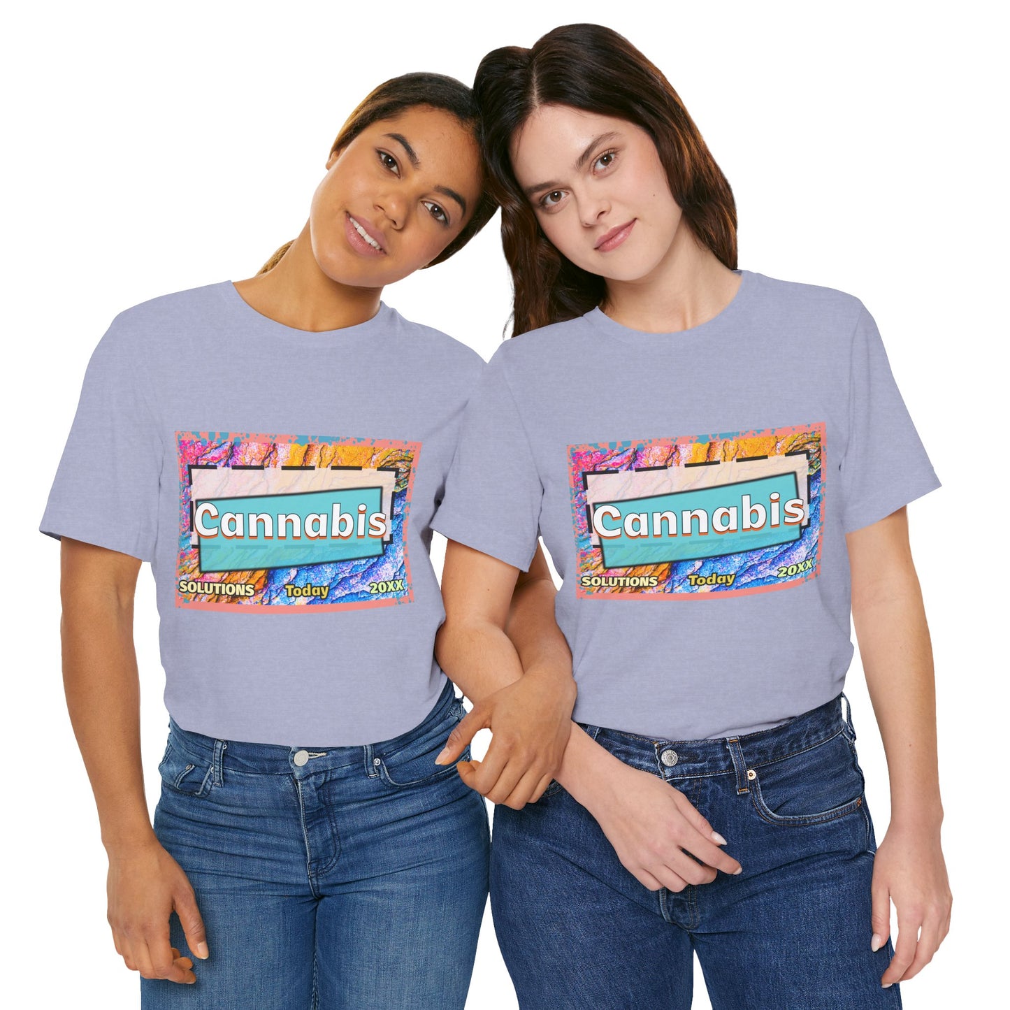 Trendy Cannabis Solutions Tee - Unisex Jersey Short Sleeve T-Shirt
