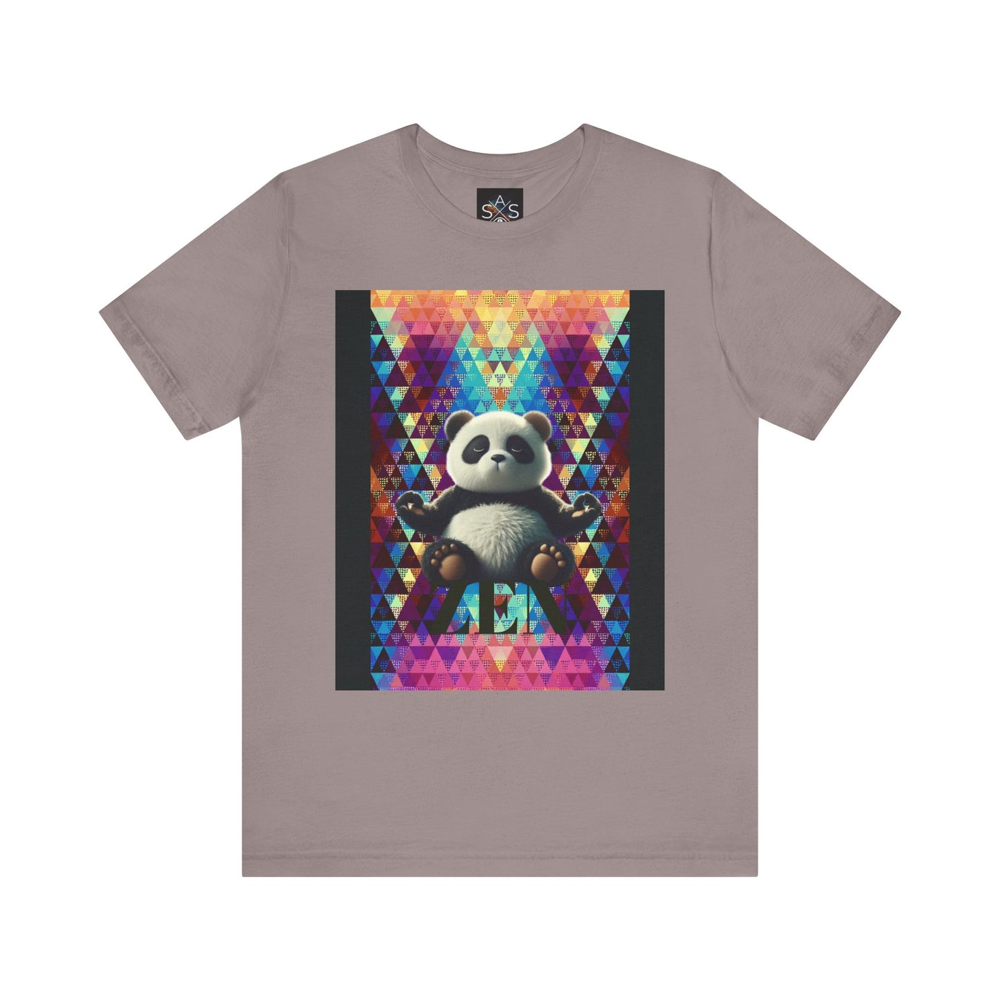 Colorful Panda Graphic Tee - Unisex Jersey Short Sleeve