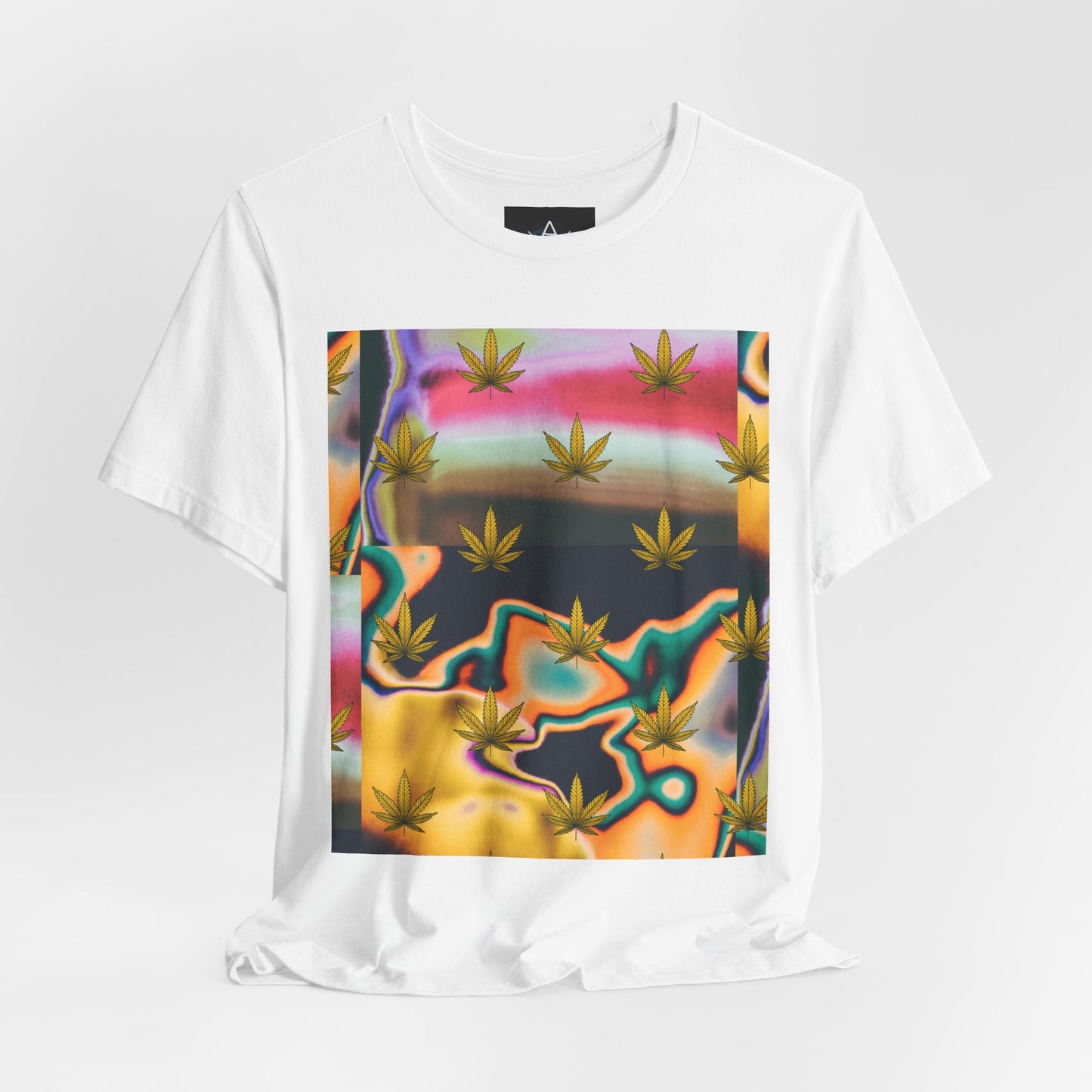 Vibrant Leaf Graphic Tee - Unisex Jersey Short Sleeve T-Shirt