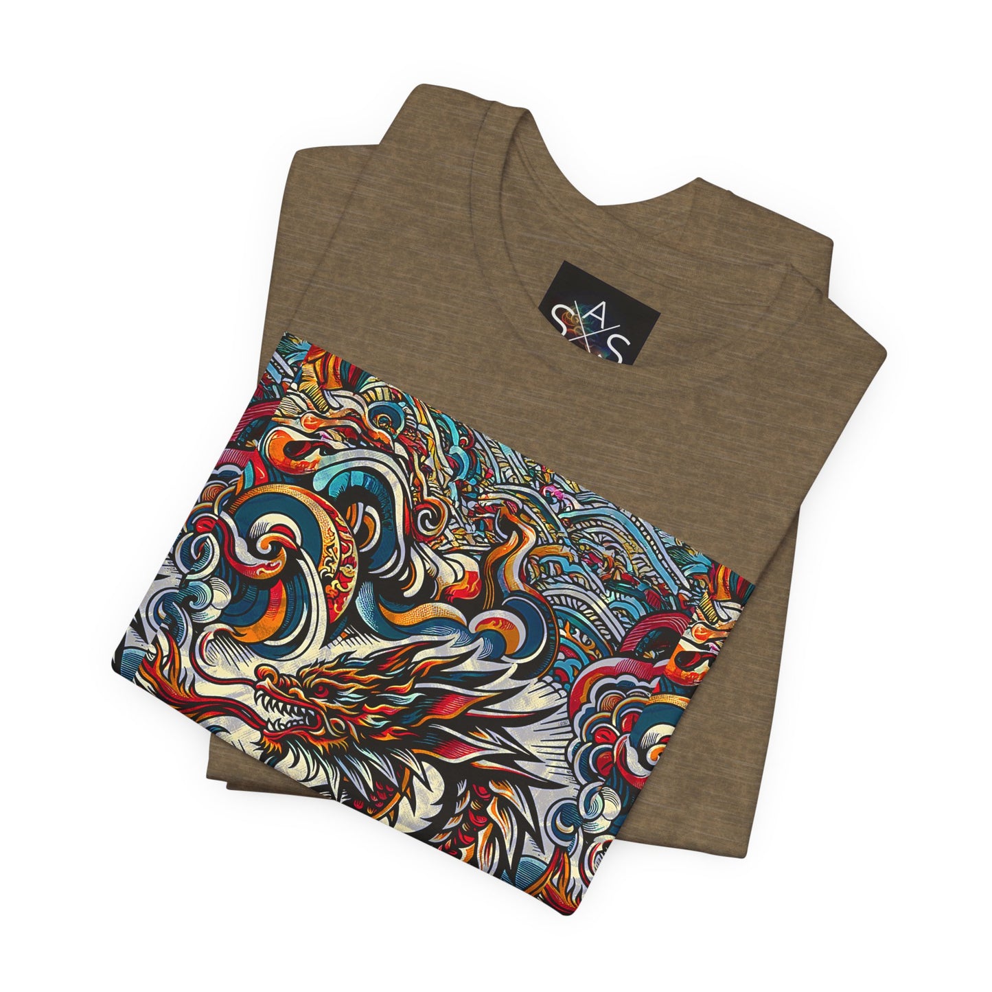Vibrant Dragon Graphic Tee - Unisex Jersey Short Sleeve Shirt