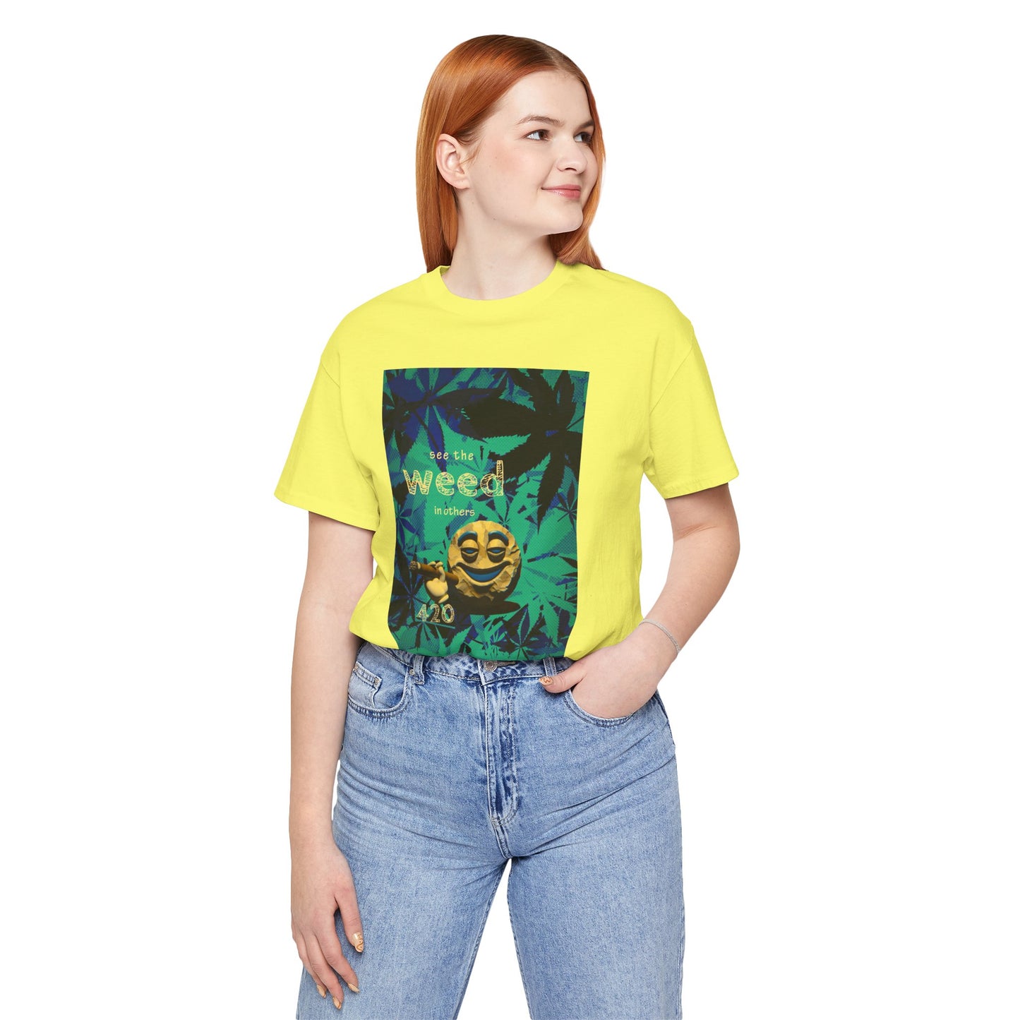 Funny Cannabis Graphic Tee - "See the Weed in Others"