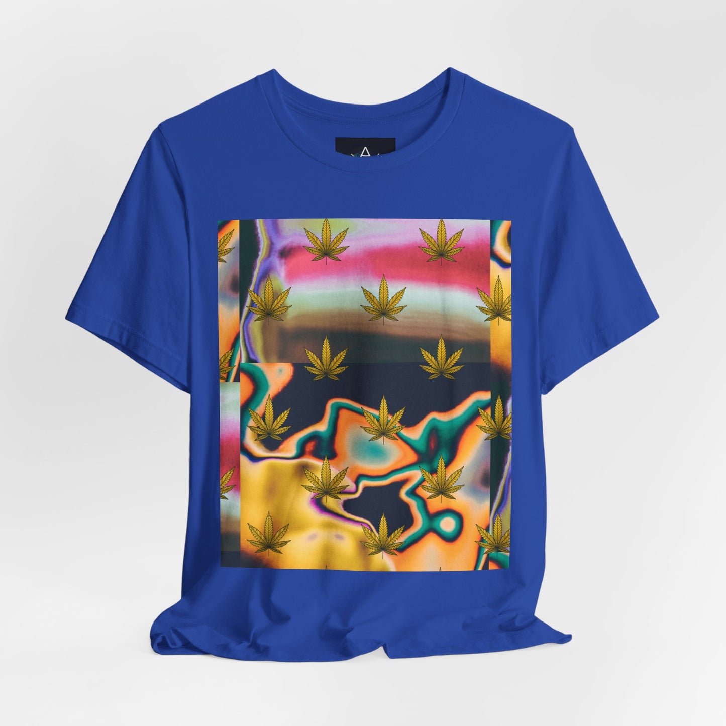 Vibrant Leaf Graphic Tee - Unisex Jersey Short Sleeve T-Shirt