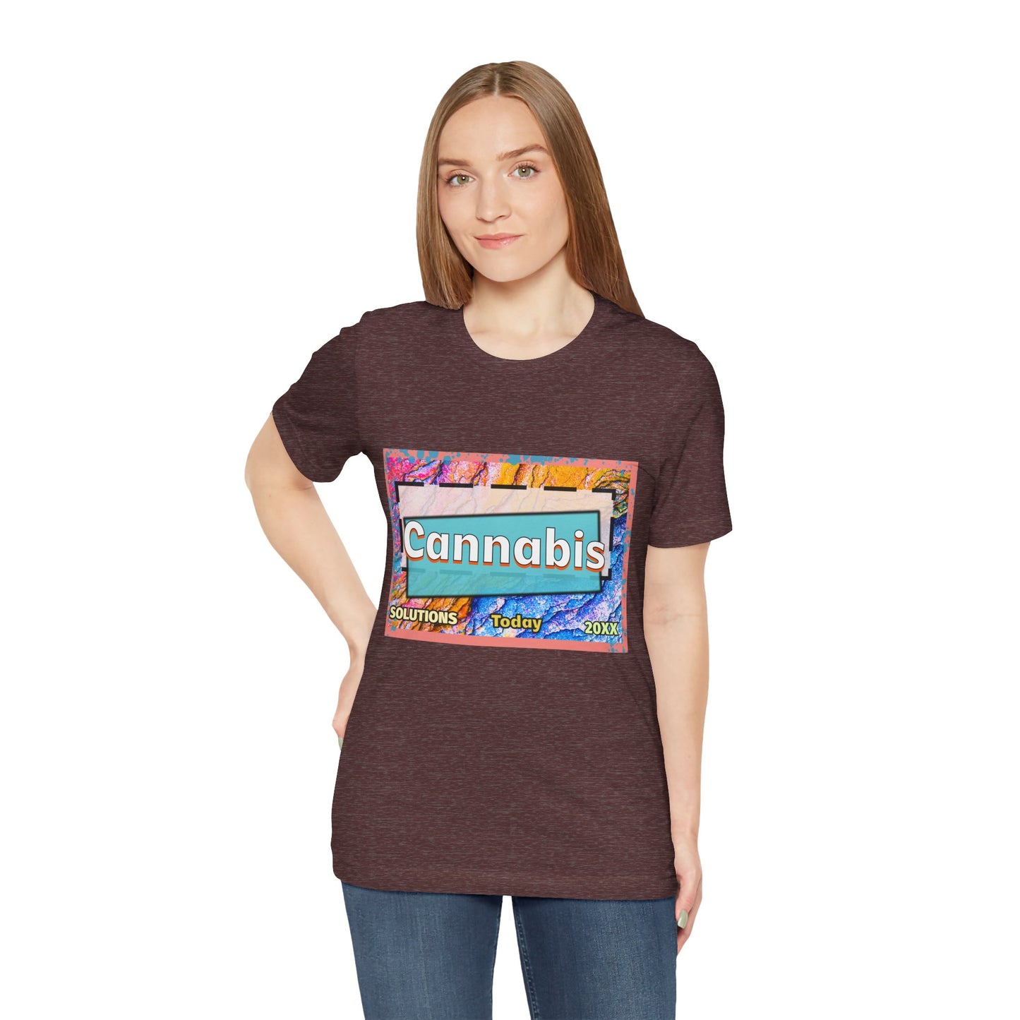 Trendy Cannabis Solutions Tee - Unisex Jersey Short Sleeve T-Shirt