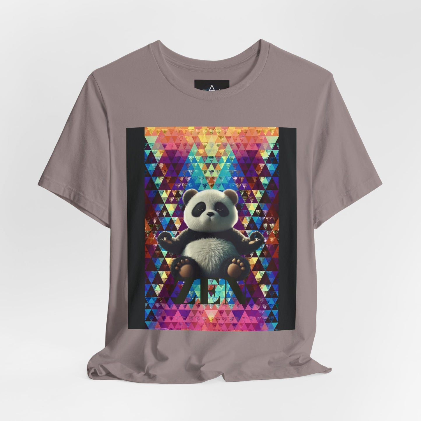 Colorful Panda Graphic Tee - Unisex Jersey Short Sleeve