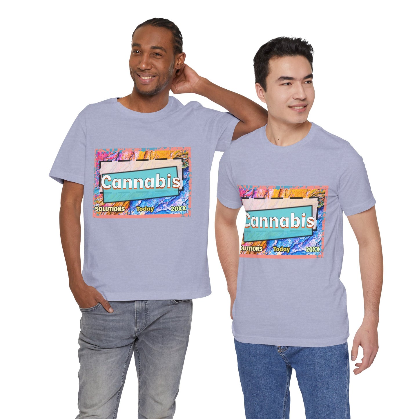 Trendy Cannabis Solutions Tee - Unisex Jersey Short Sleeve T-Shirt