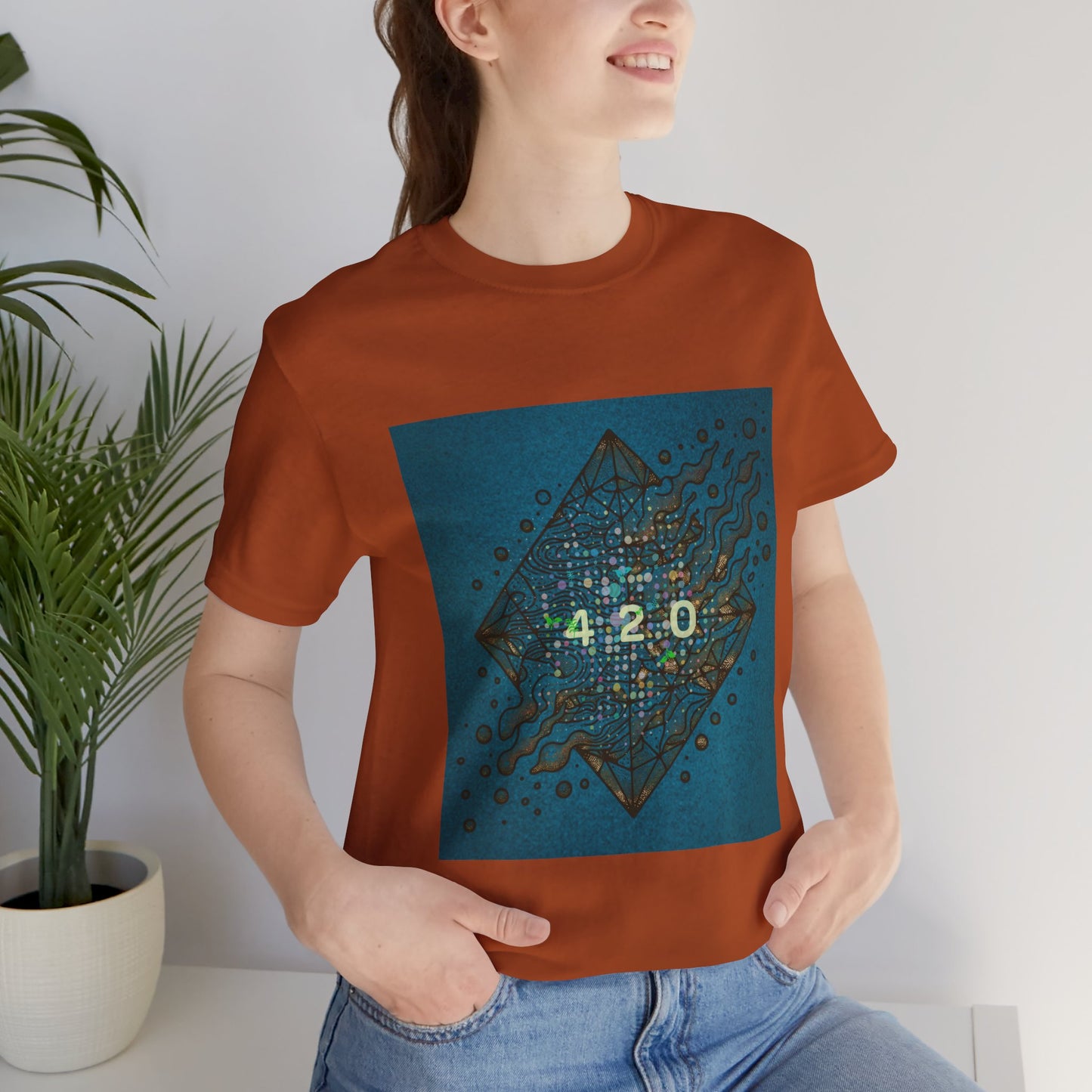 420 Graphic Unisex Jersey Tee - Casual Vibe for Celebrations