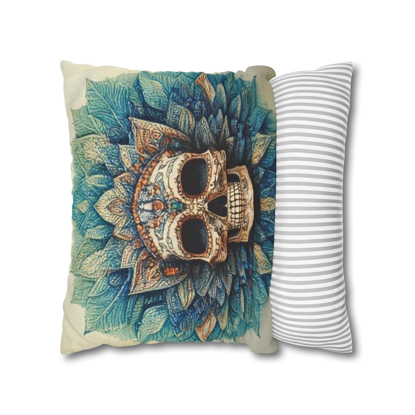 Spun Polyester Square Pillowcase