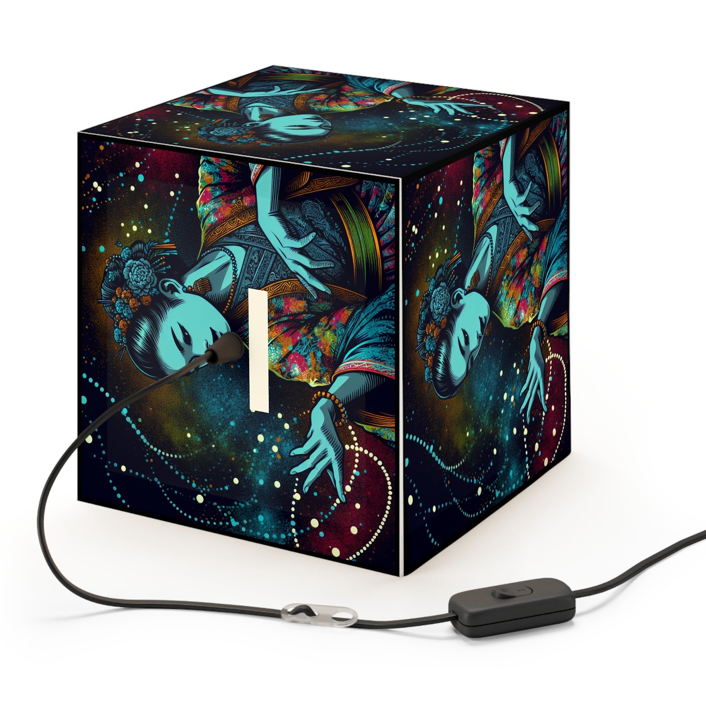 Light Her World Cube Lamp