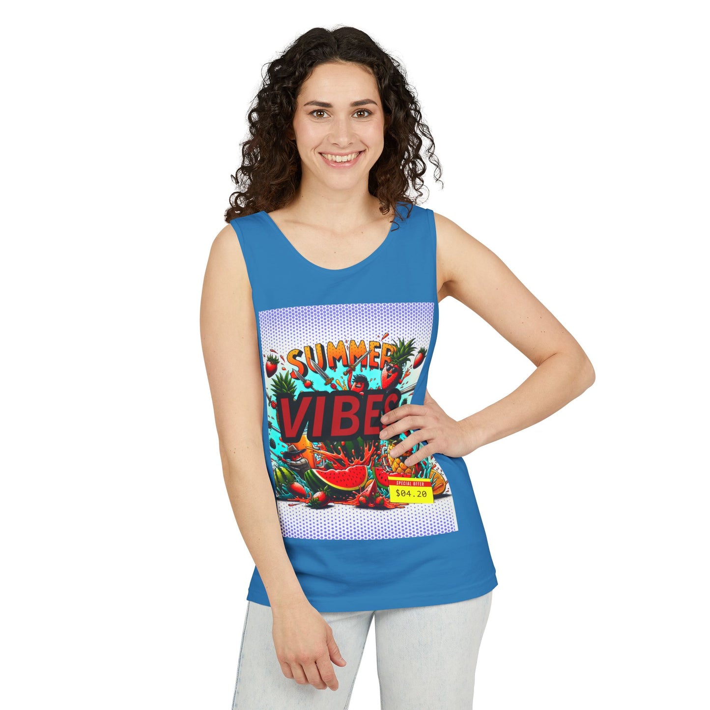 Summer Vibes Unisex Tank Top - Perfect for Beach Days & Festivals