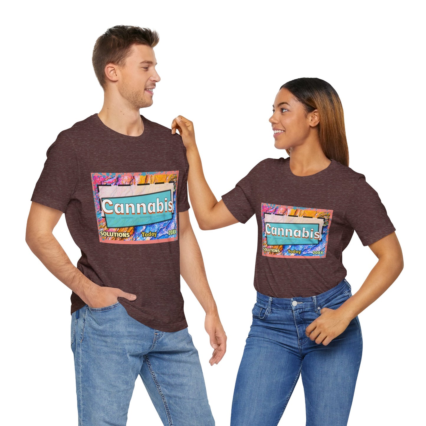 Trendy Cannabis Solutions Tee - Unisex Jersey Short Sleeve T-Shirt