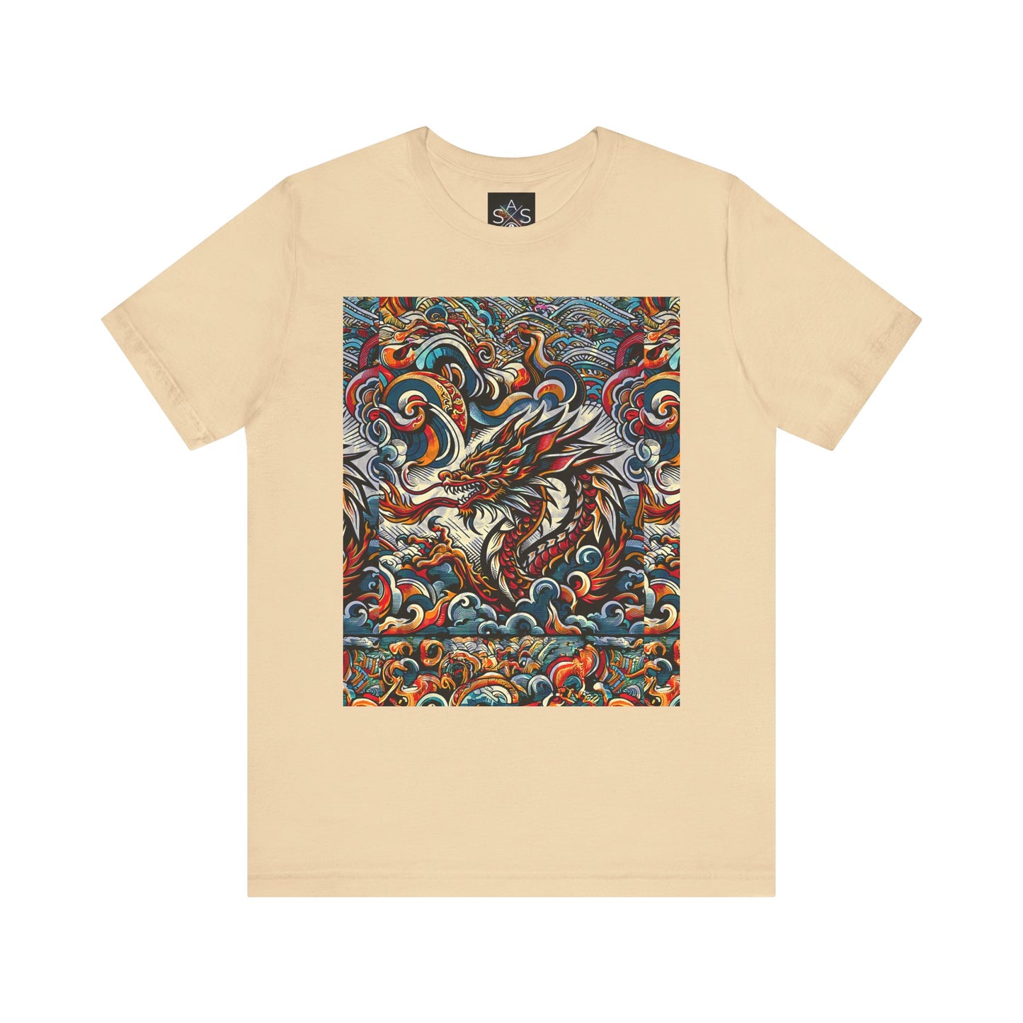 Vibrant Dragon Graphic Tee - Unisex Jersey Short Sleeve Shirt