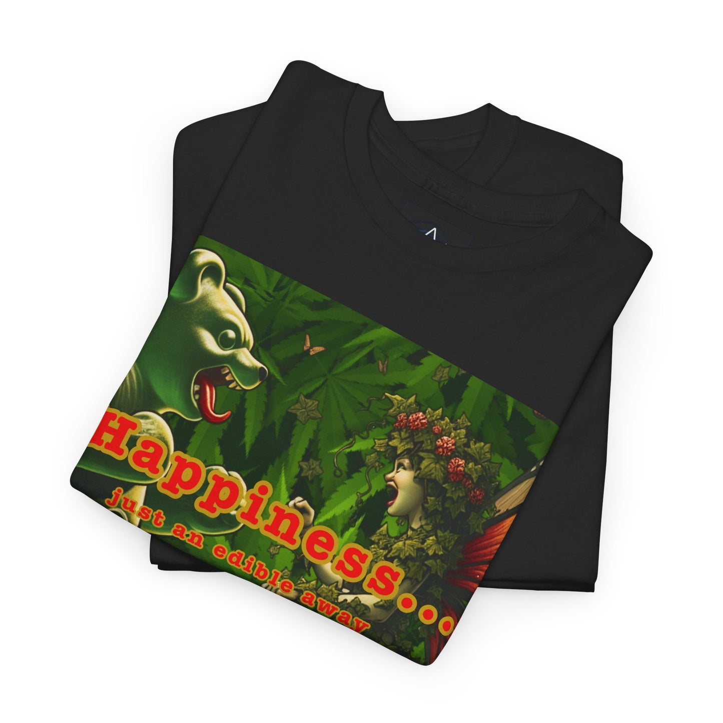 Happiness Jungle Unisex Heavy Cotton Tee, Graphic T-Shirt, Nature Lover Gift, Summer Wardrobe Essential, Unisex Casual Wear