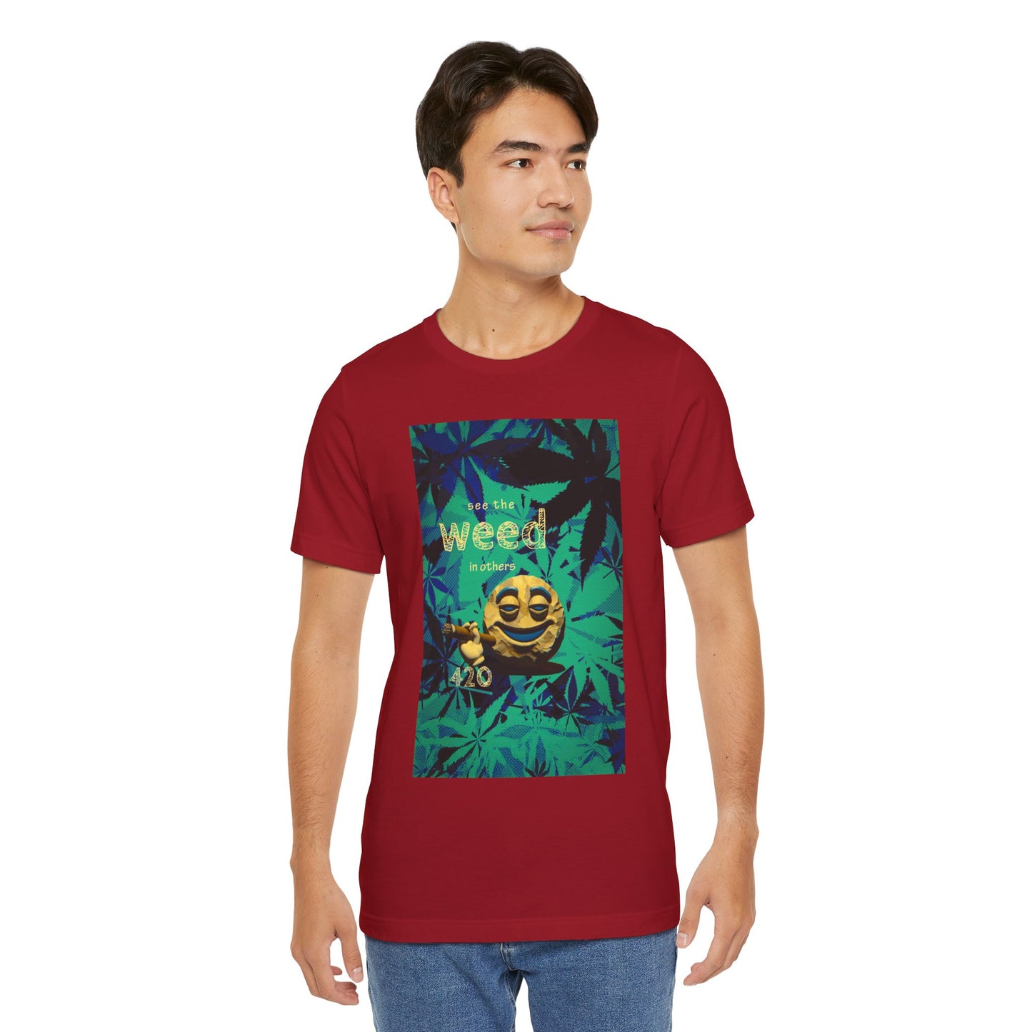Funny Cannabis Graphic Tee - "See the Weed in Others"