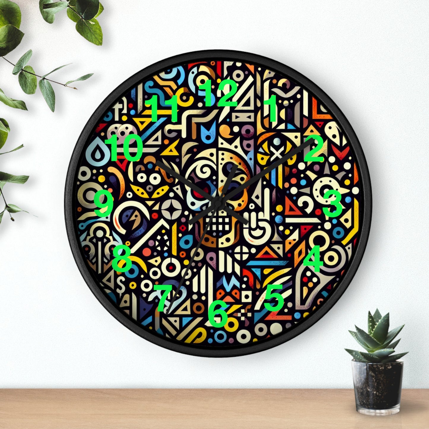 Rock Around Wall Clock