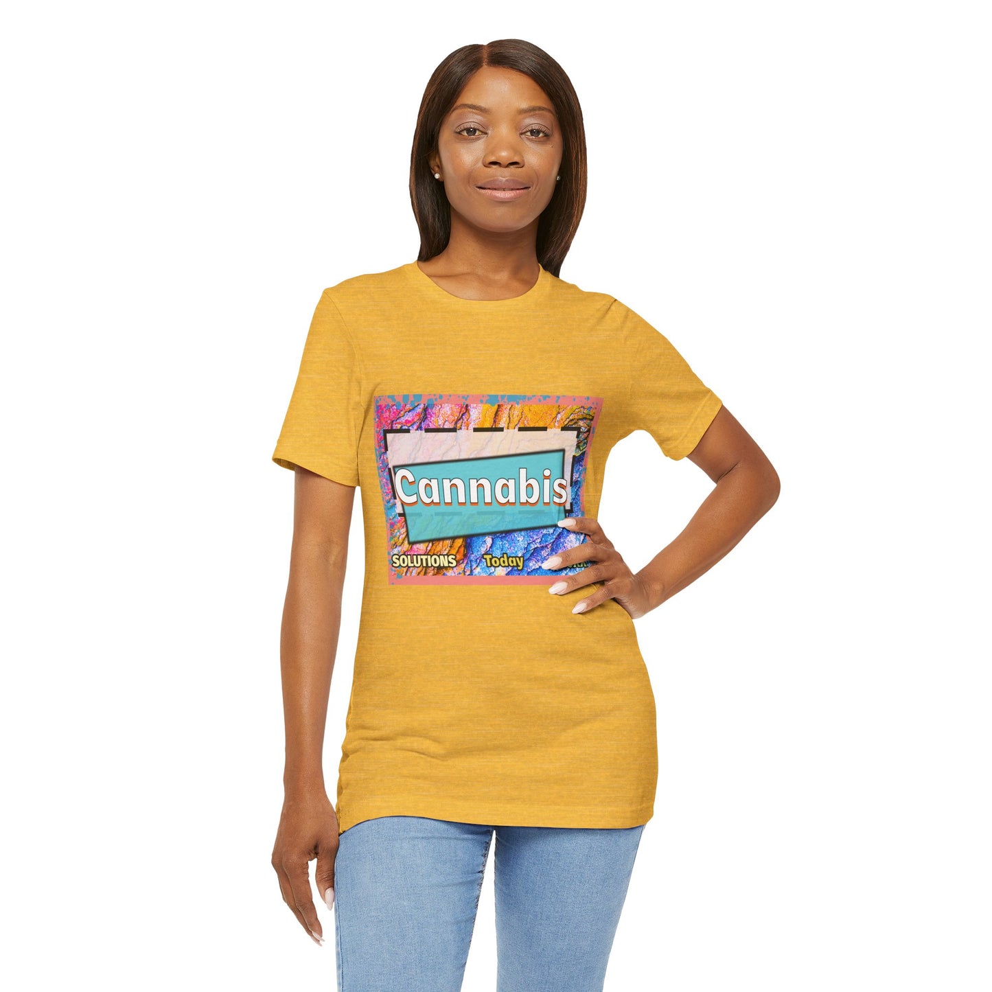 Trendy Cannabis Solutions Tee - Unisex Jersey Short Sleeve T-Shirt