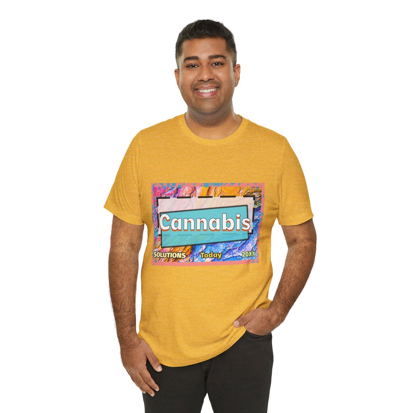 Trendy Cannabis Solutions Tee - Unisex Jersey Short Sleeve T-Shirt