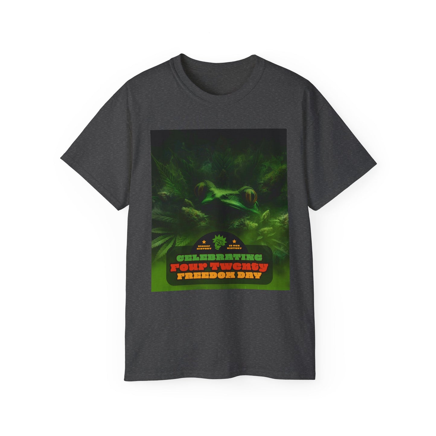 Celebrating 420 Freedom Day Unisex Ultra Cotton Tee, Cannabis T-shirt, 420 Celebration Shirt, Stoner Graphic Tee, Gift for Weed Lovers