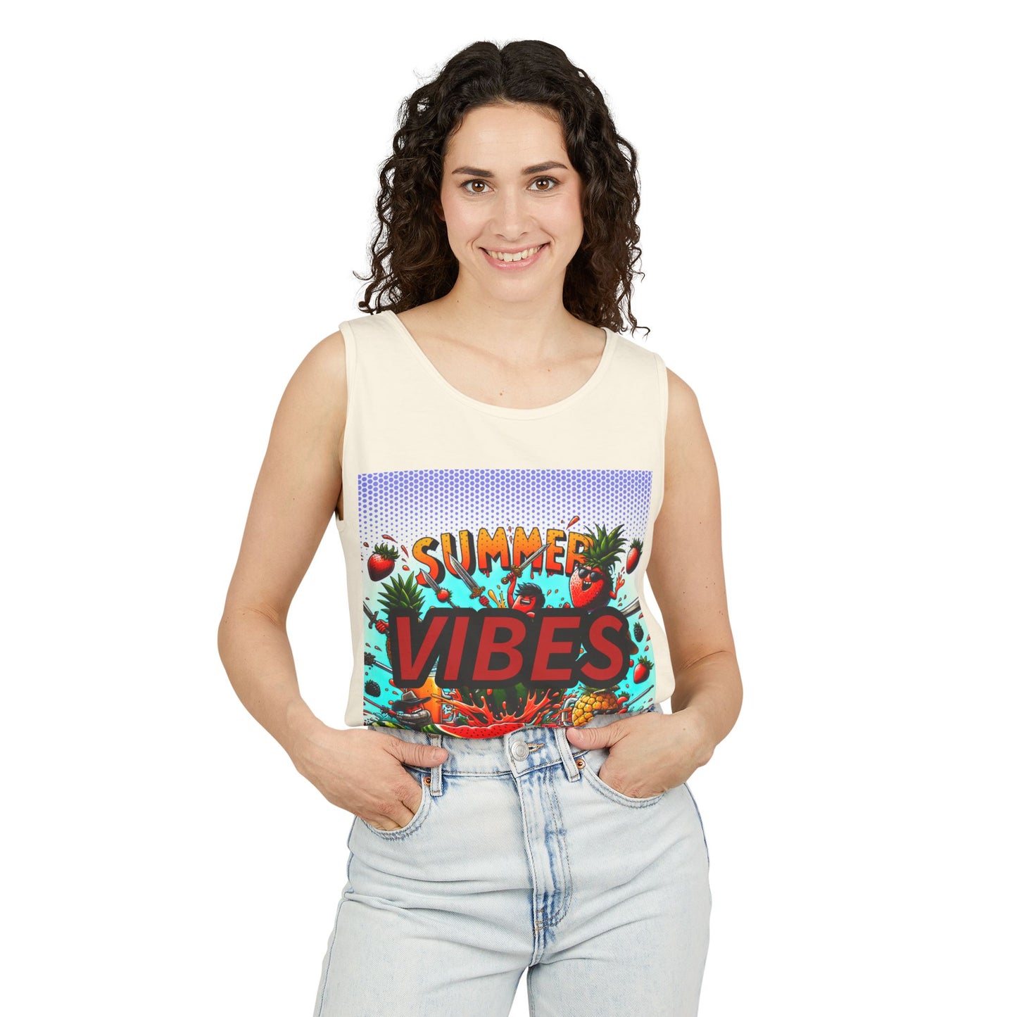 Summer Vibes Unisex Tank Top - Perfect for Beach Days & Festivals