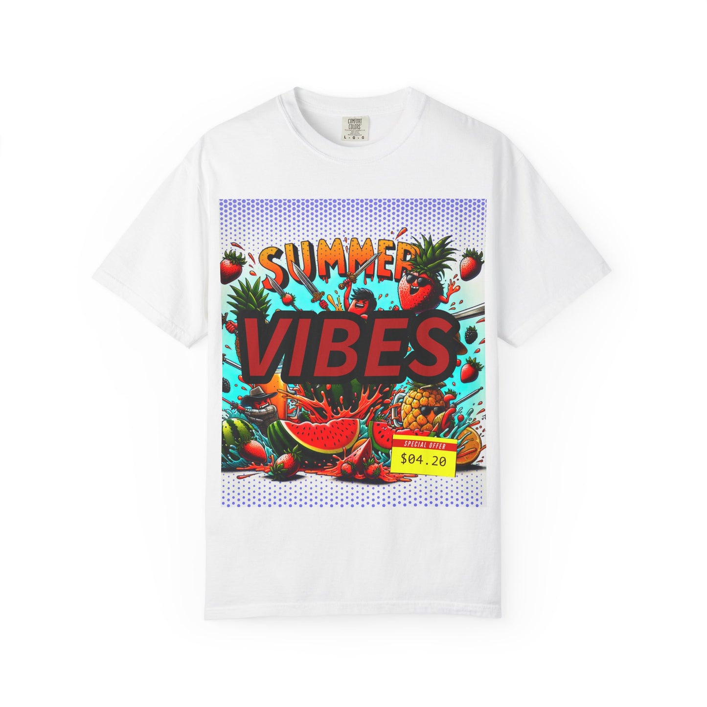 Summer Vibes Unisex Garment-Dyed T-Shirt