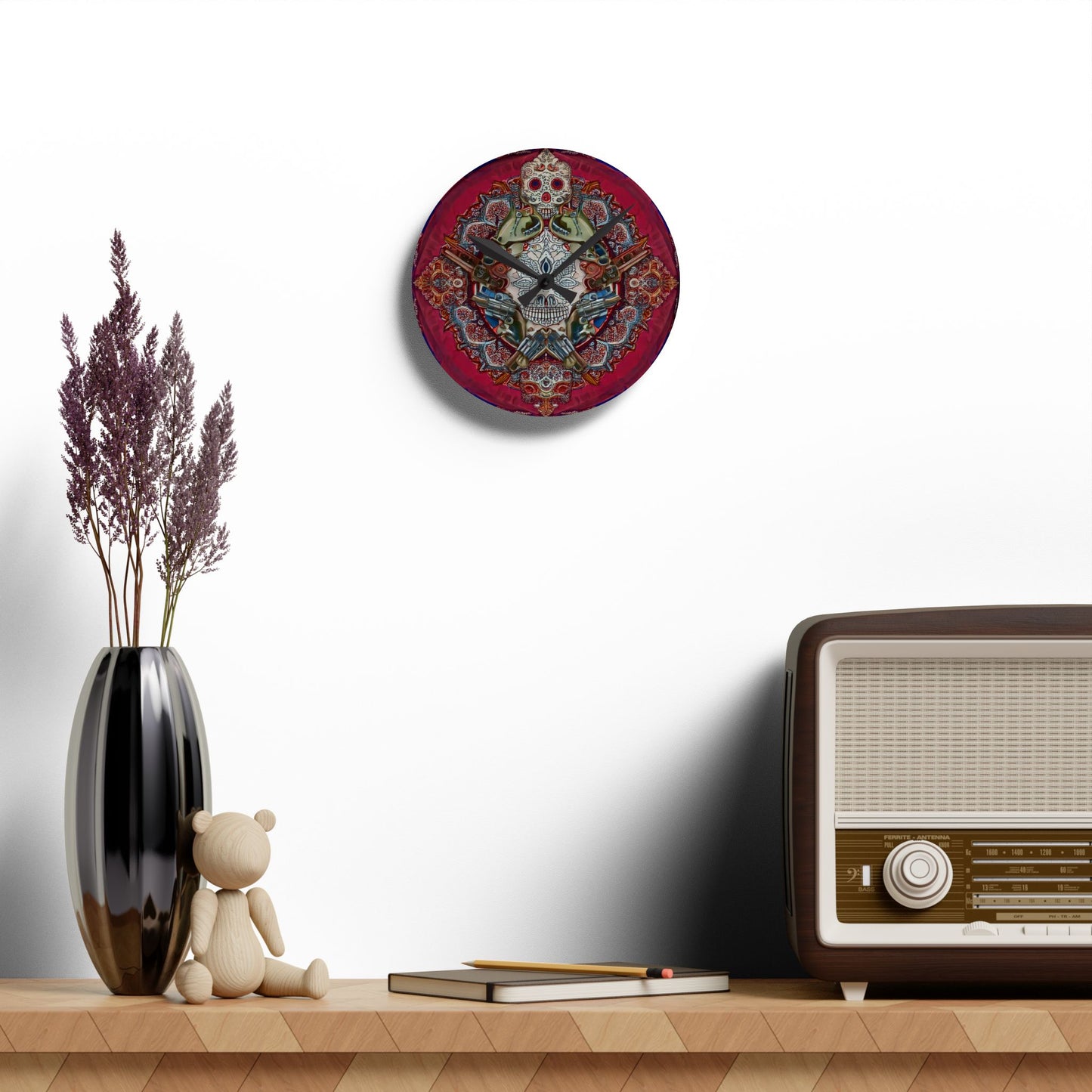 Love Yourself Acrylic Wall Clock