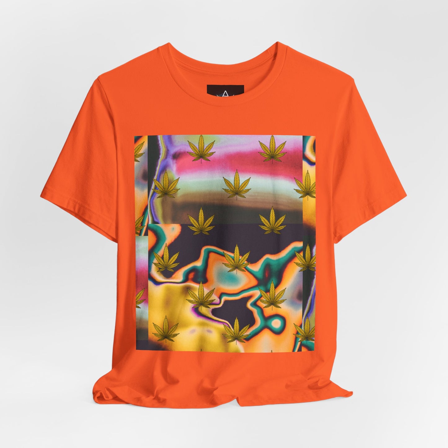 Vibrant Leaf Graphic Tee - Unisex Jersey Short Sleeve T-Shirt