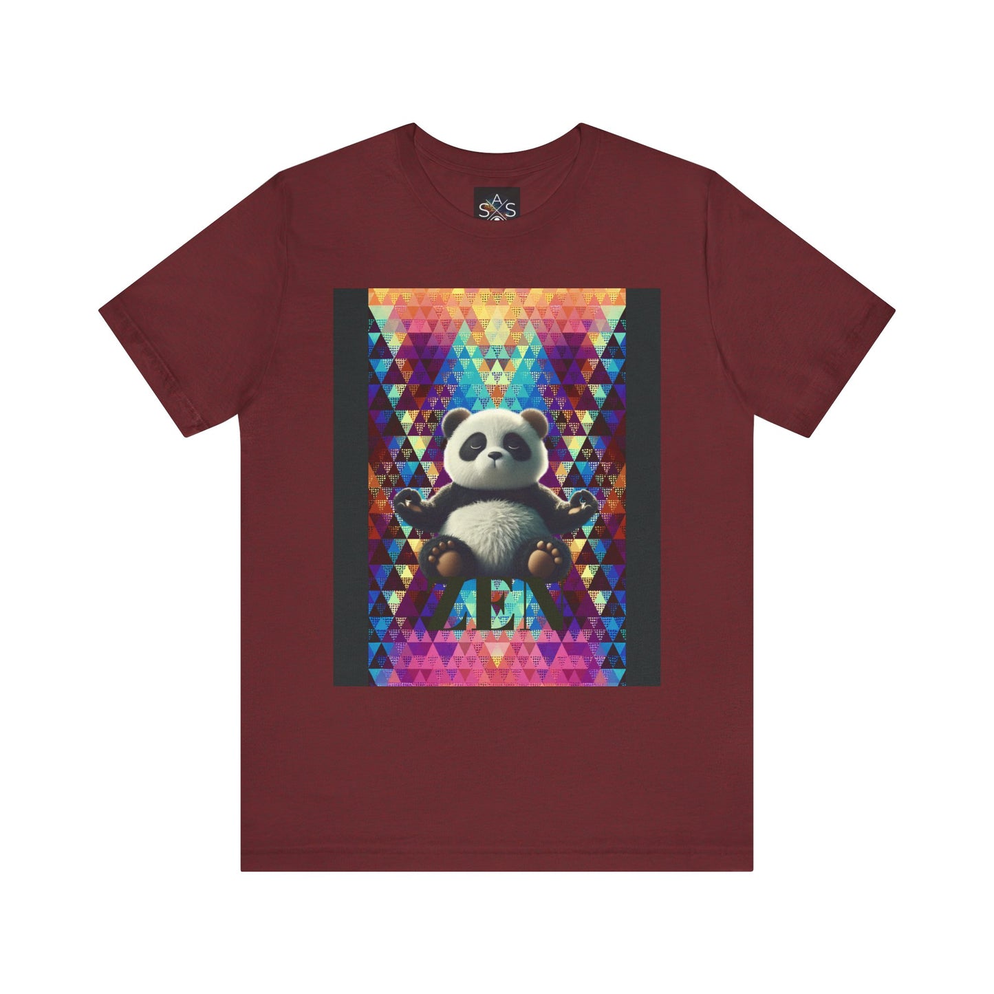 Colorful Panda Graphic Tee - Unisex Jersey Short Sleeve