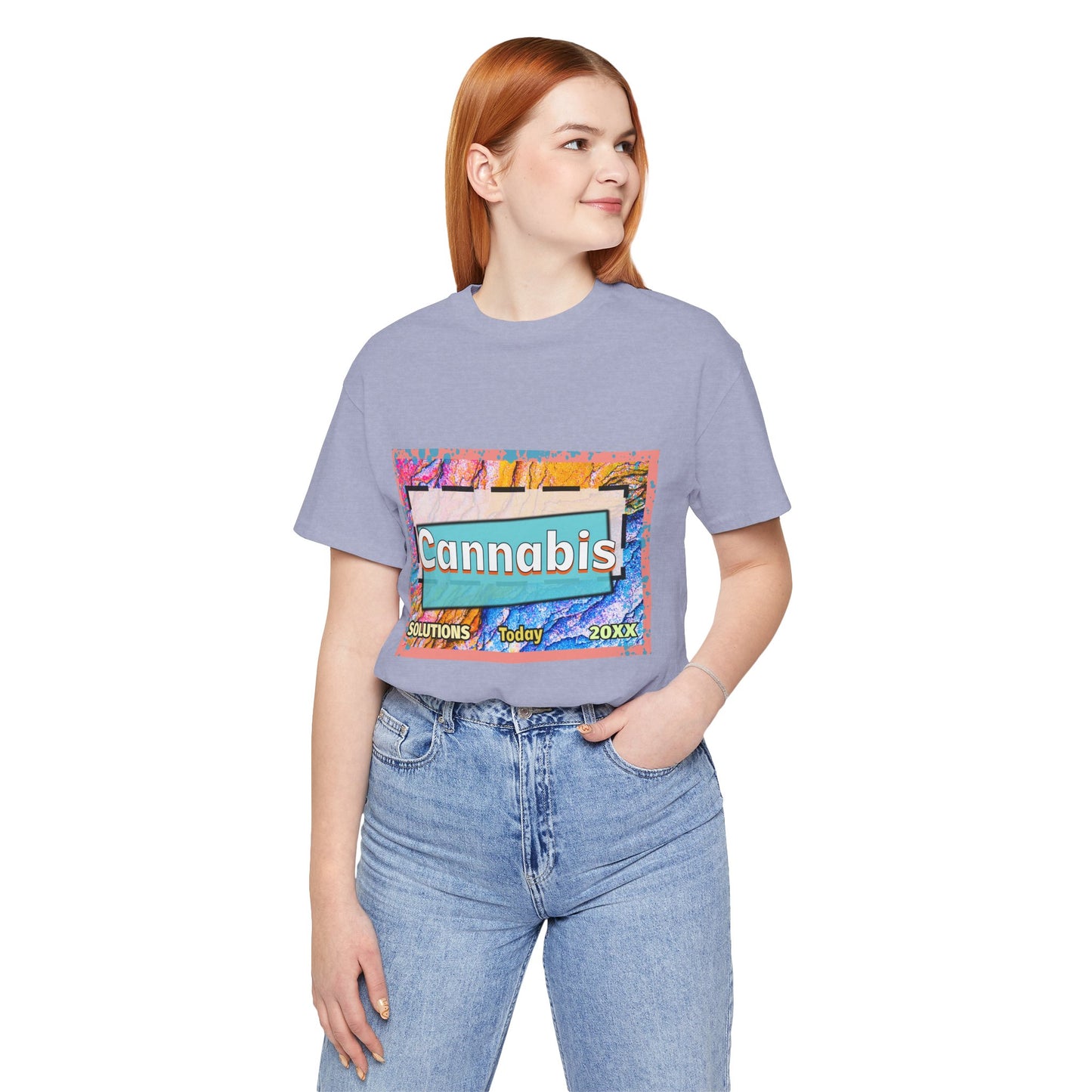 Trendy Cannabis Solutions Tee - Unisex Jersey Short Sleeve T-Shirt
