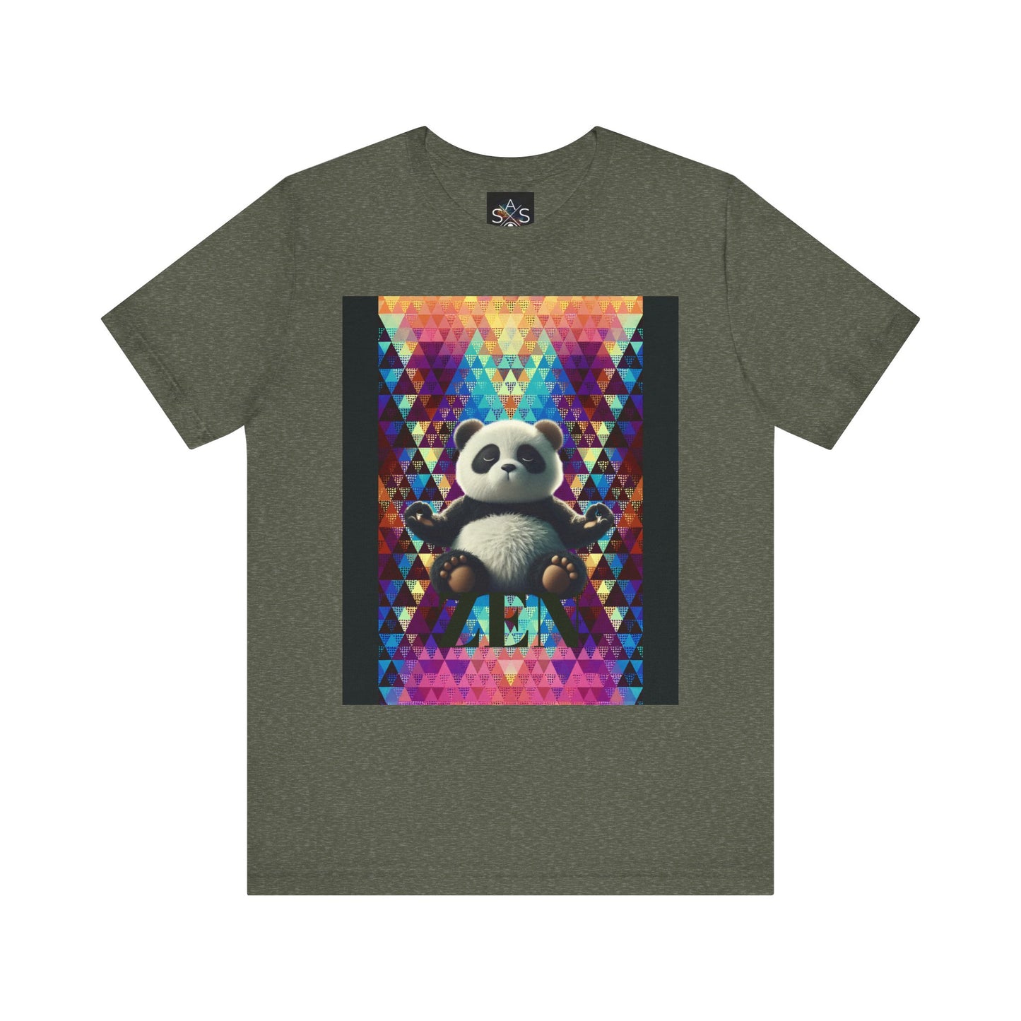 Colorful Panda Graphic Tee - Unisex Jersey Short Sleeve