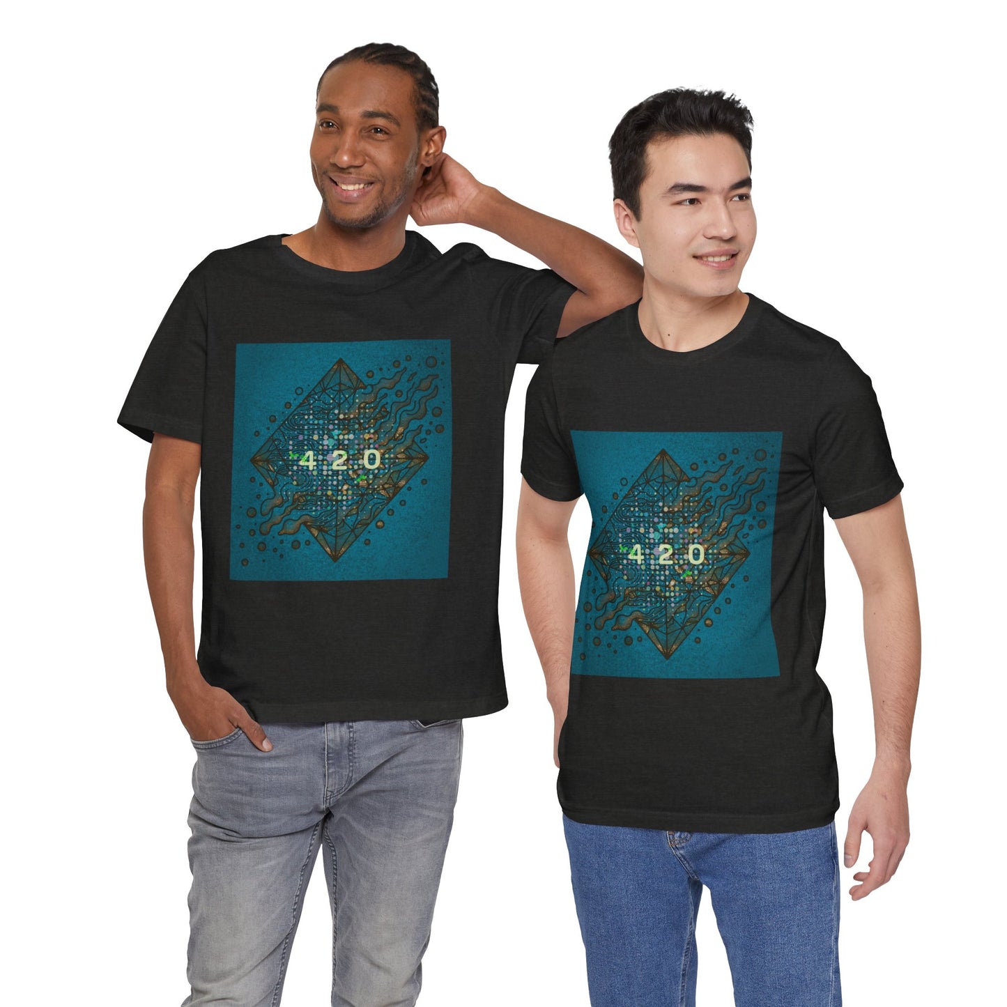 420 Graphic Unisex Jersey Tee - Casual Vibe for Celebrations