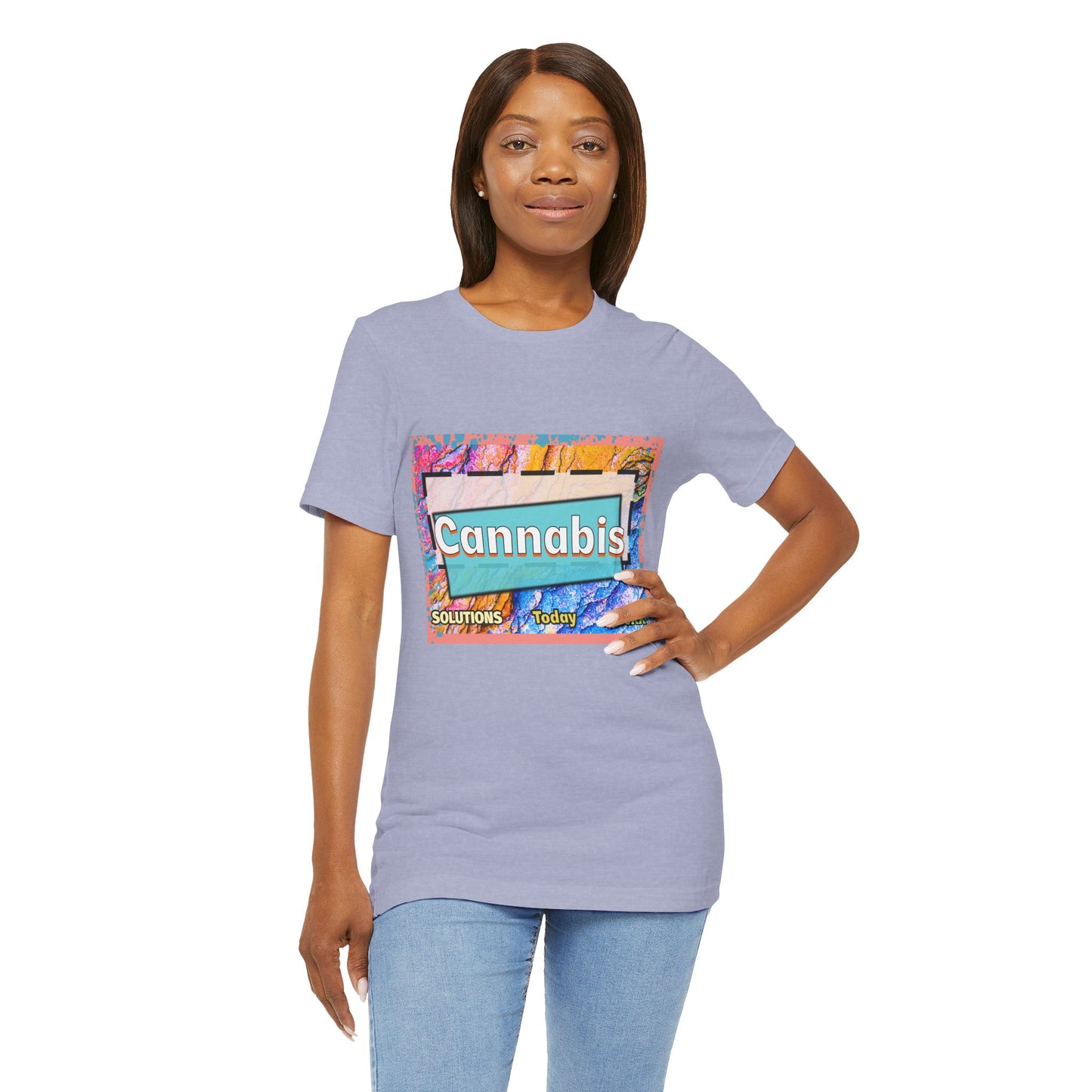 Trendy Cannabis Solutions Tee - Unisex Jersey Short Sleeve T-Shirt