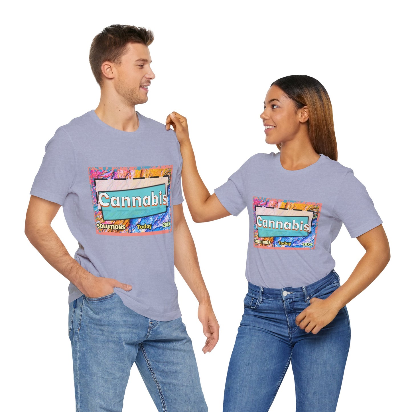 Trendy Cannabis Solutions Tee - Unisex Jersey Short Sleeve T-Shirt