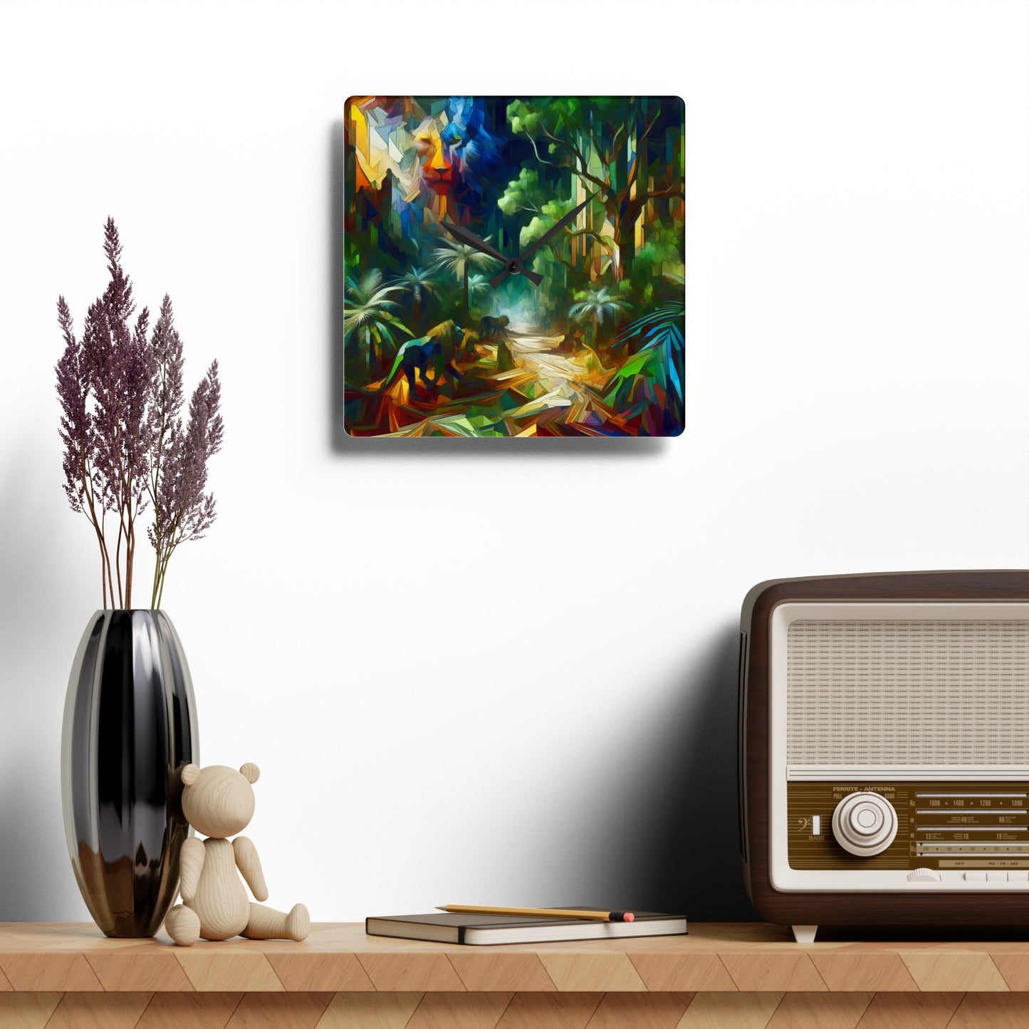Command Your Time Acrylic Wall Clock