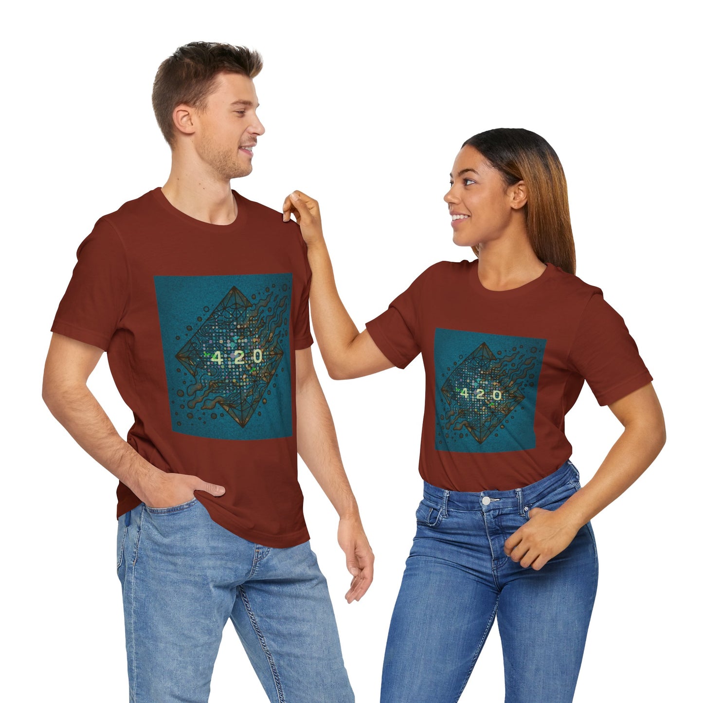 420 Graphic Unisex Jersey Tee - Casual Vibe for Celebrations