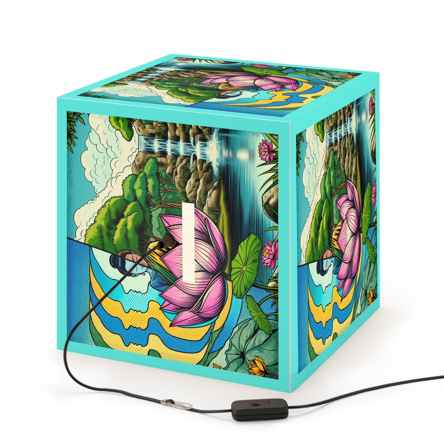 Zen Garden Light Cube Lamp