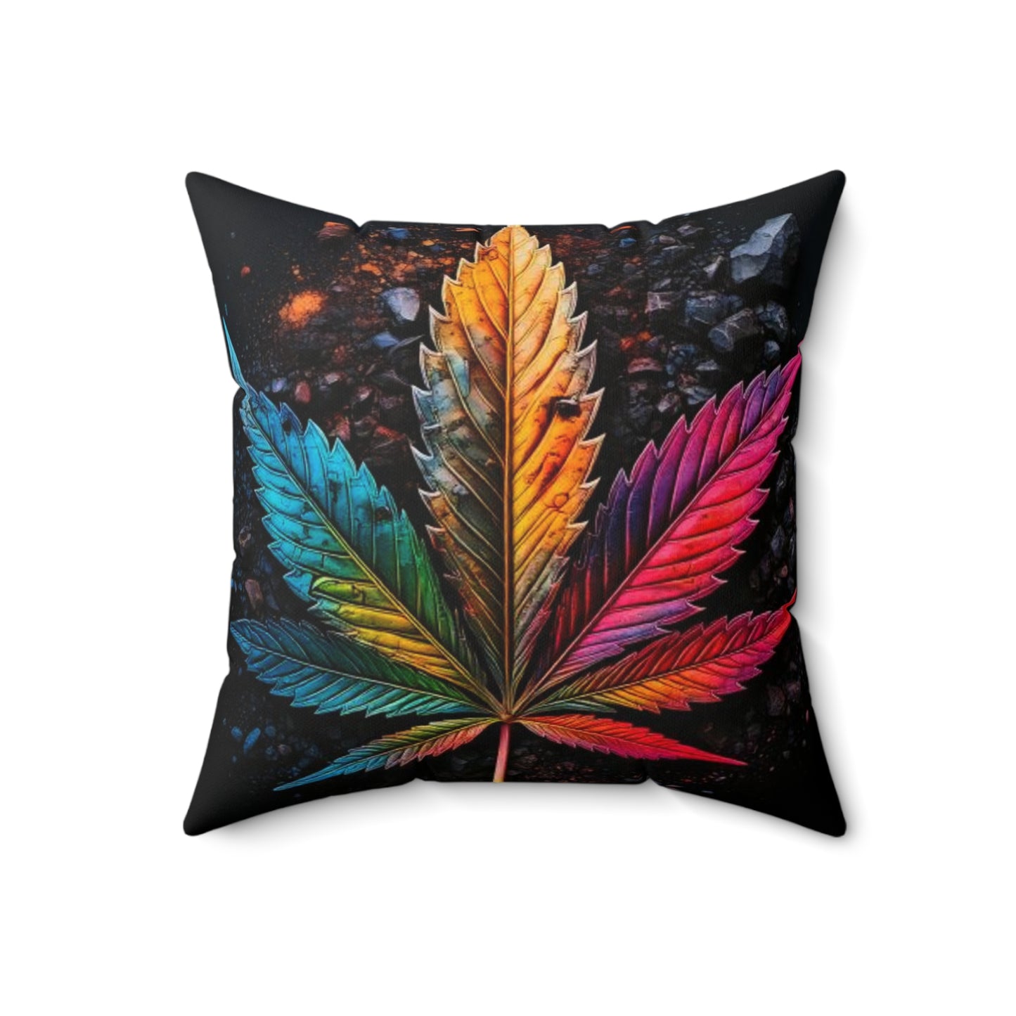 Square Pillow Room Accents Fun Statement Piece Indoor Pillow