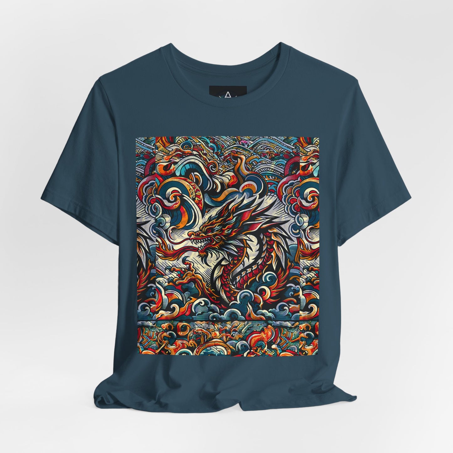 Vibrant Dragon Graphic Tee - Unisex Jersey Short Sleeve Shirt