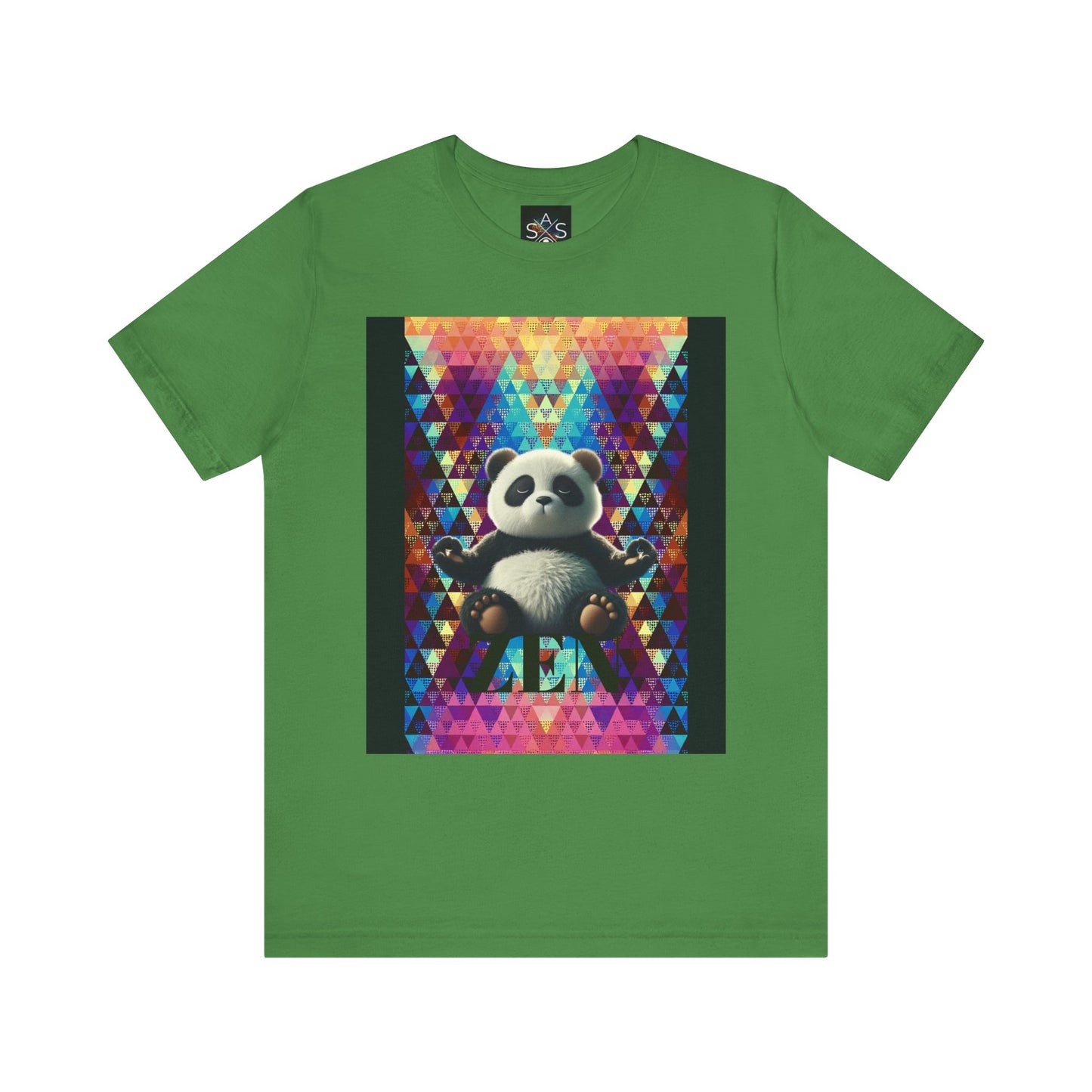 Colorful Panda Graphic Tee - Unisex Jersey Short Sleeve