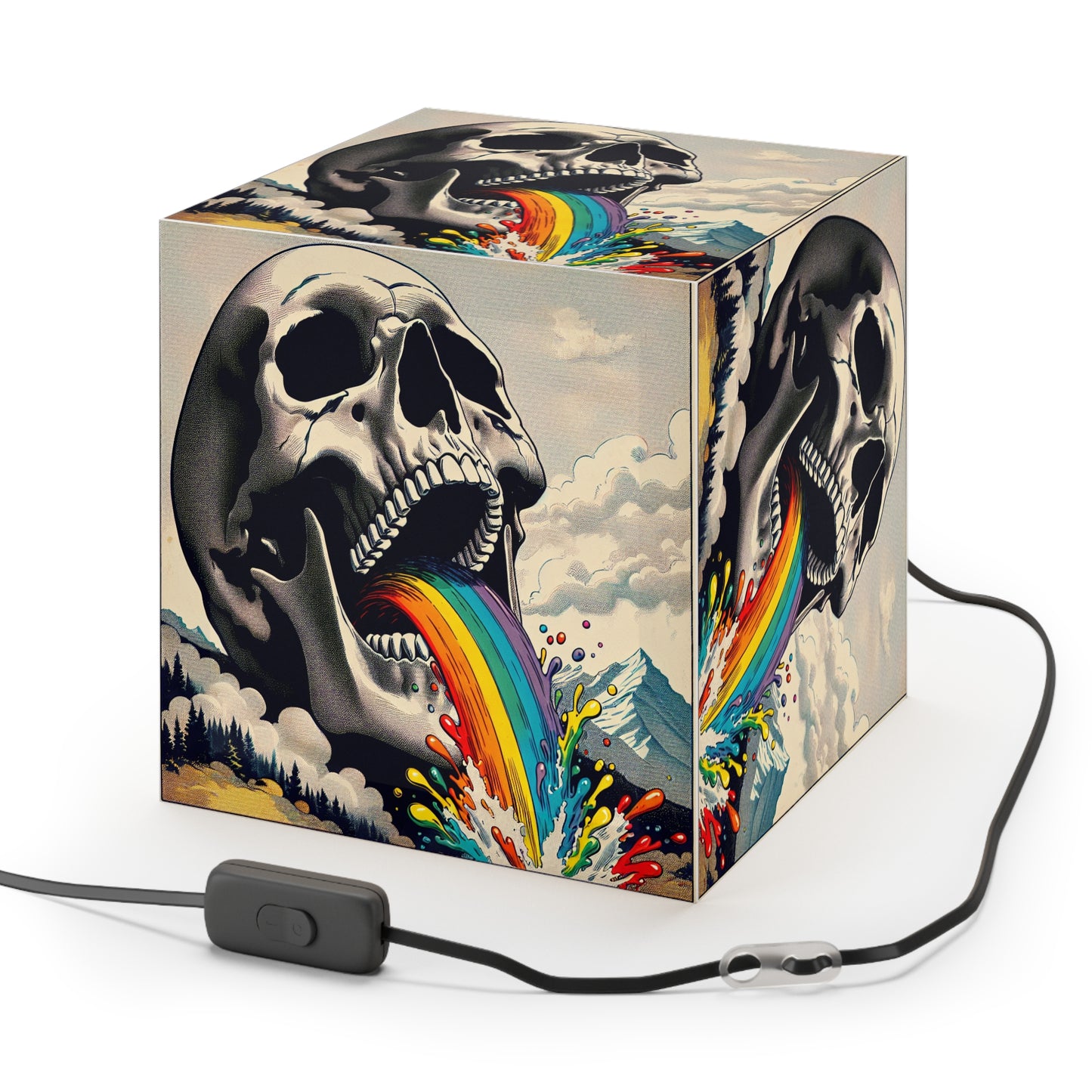 Head Strong Light Cube Lamp