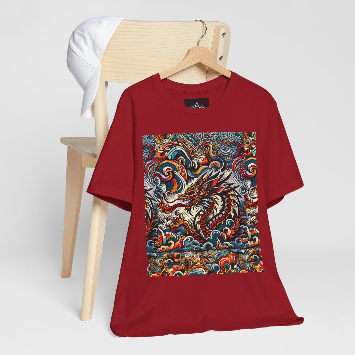 Vibrant Dragon Graphic Tee - Unisex Jersey Short Sleeve Shirt