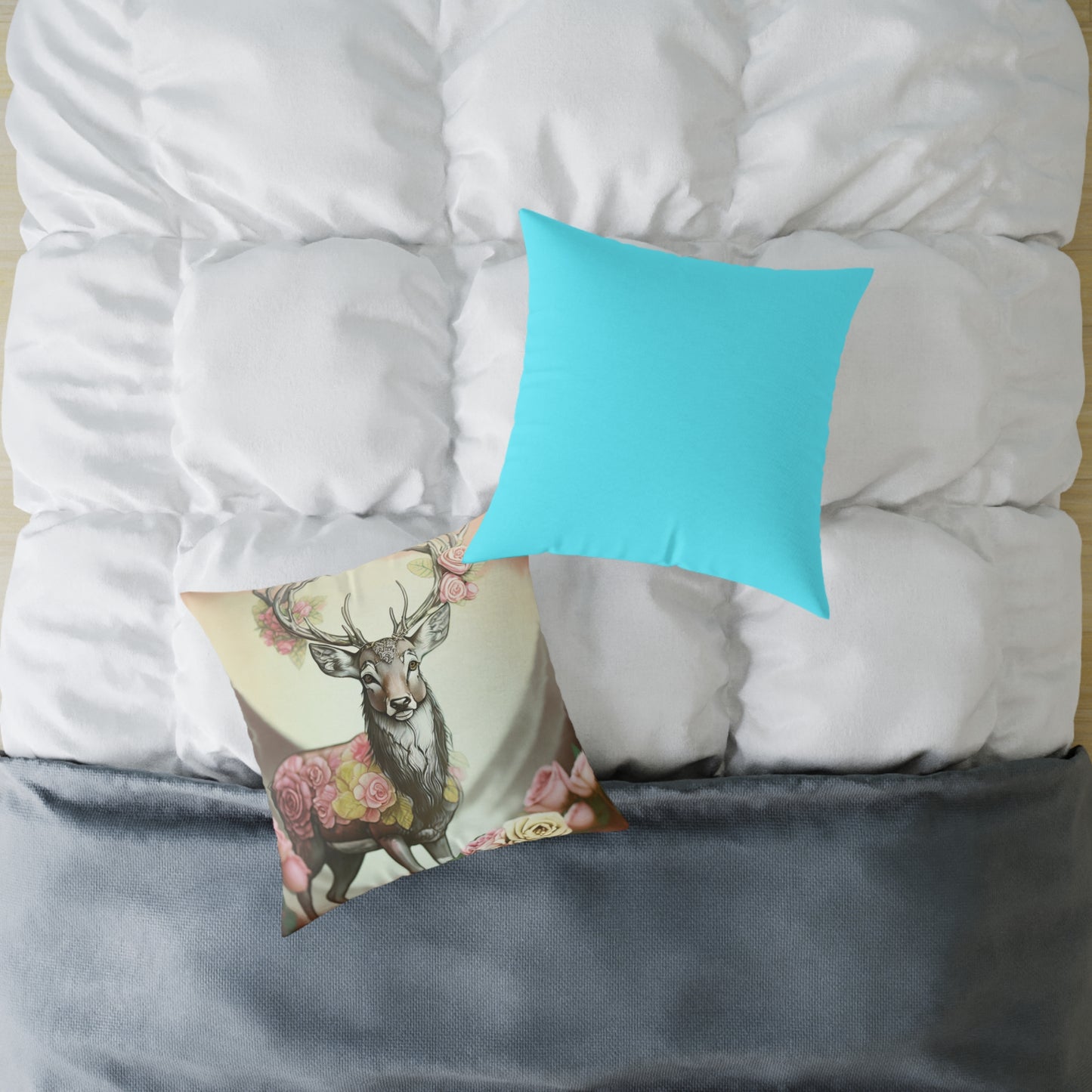 Love Her Square Poly Canvas Pillow