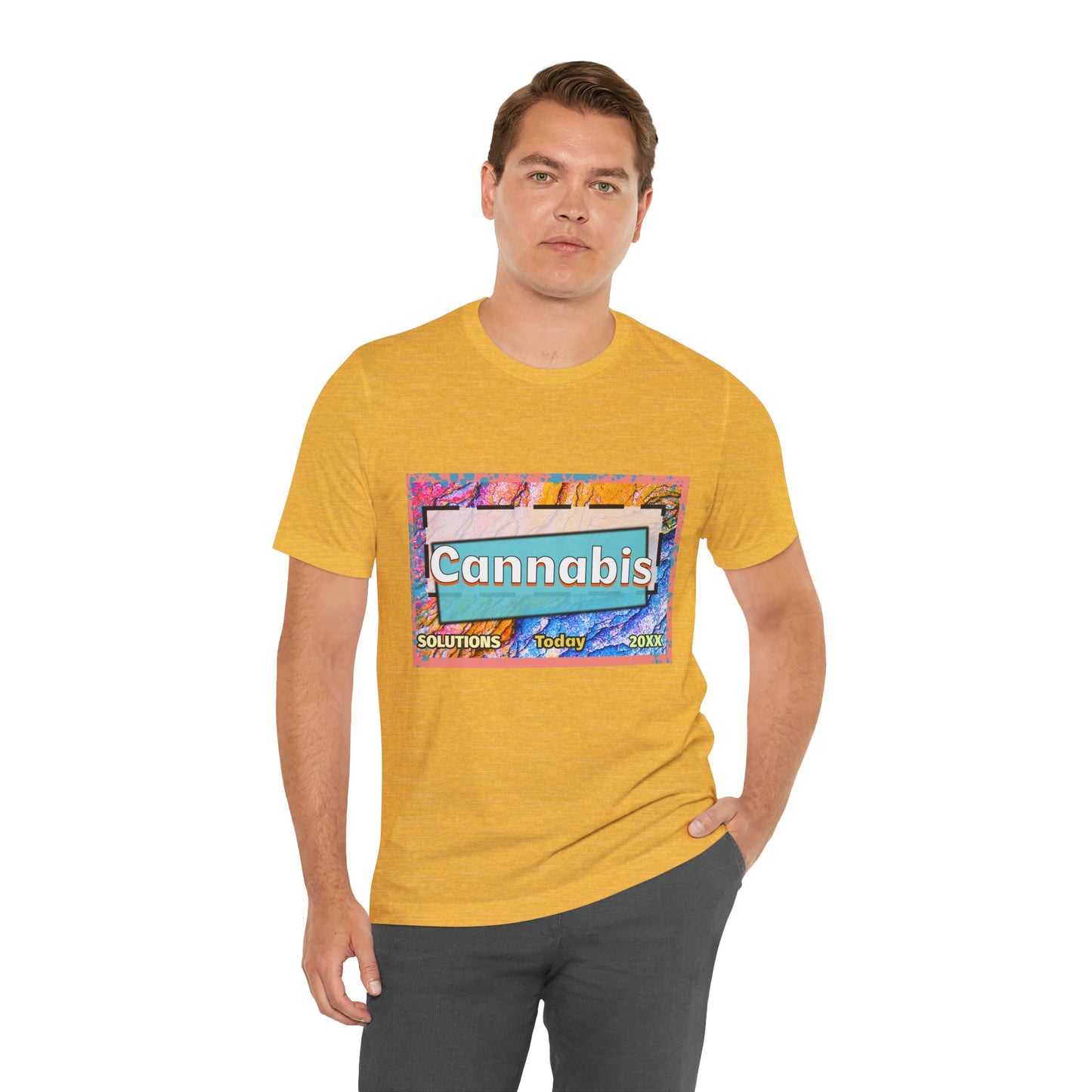 Trendy Cannabis Solutions Tee - Unisex Jersey Short Sleeve T-Shirt