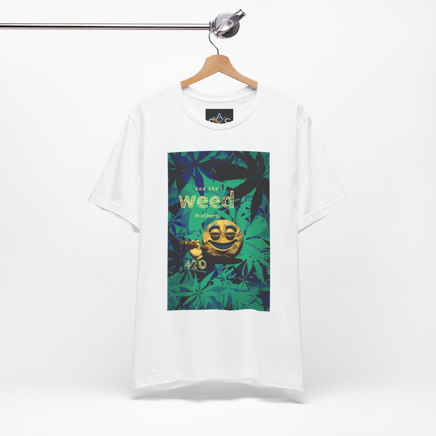 Funny Cannabis Graphic Tee - "See the Weed in Others"