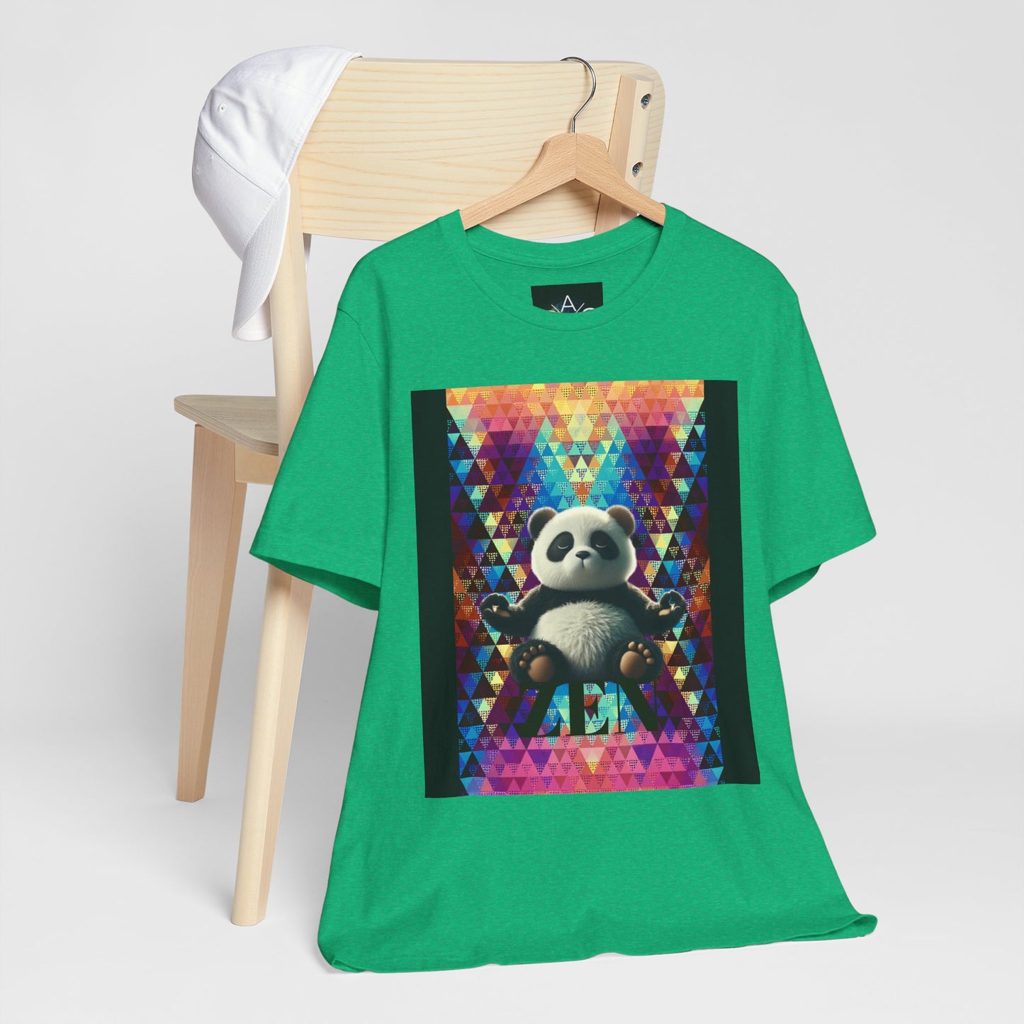 Colorful Panda Graphic Tee - Unisex Jersey Short Sleeve