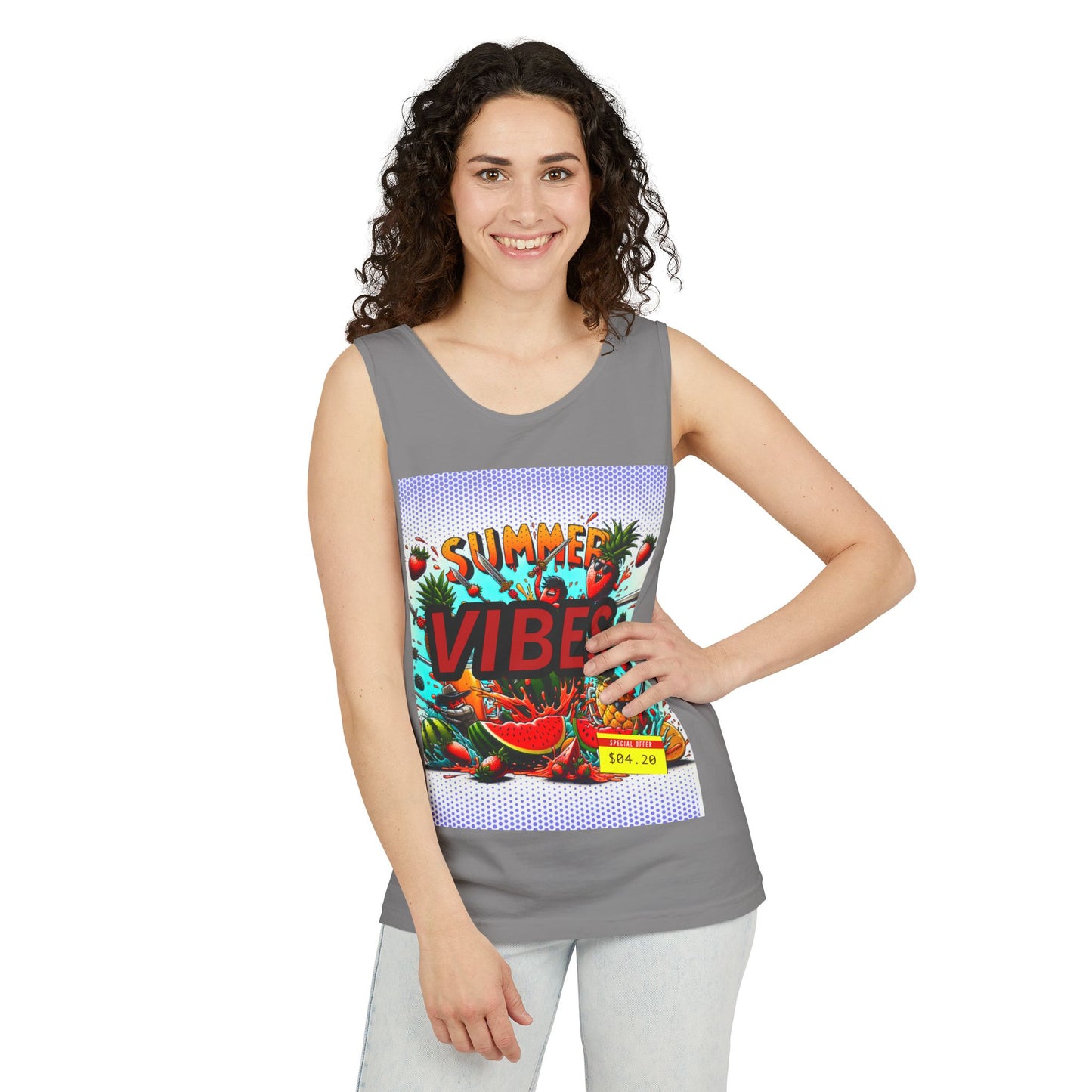 Summer Vibes Unisex Tank Top - Perfect for Beach Days & Festivals