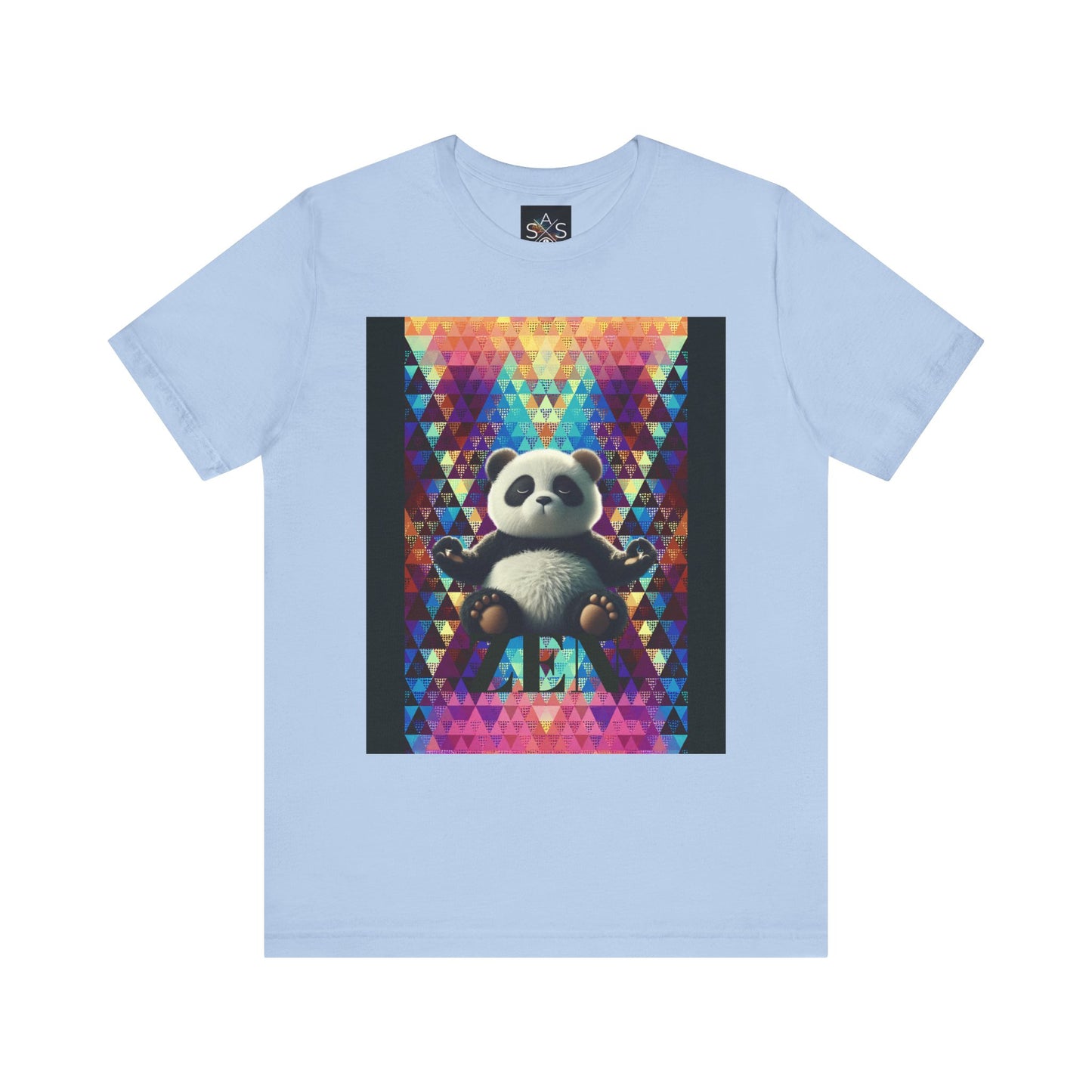 Colorful Panda Graphic Tee - Unisex Jersey Short Sleeve