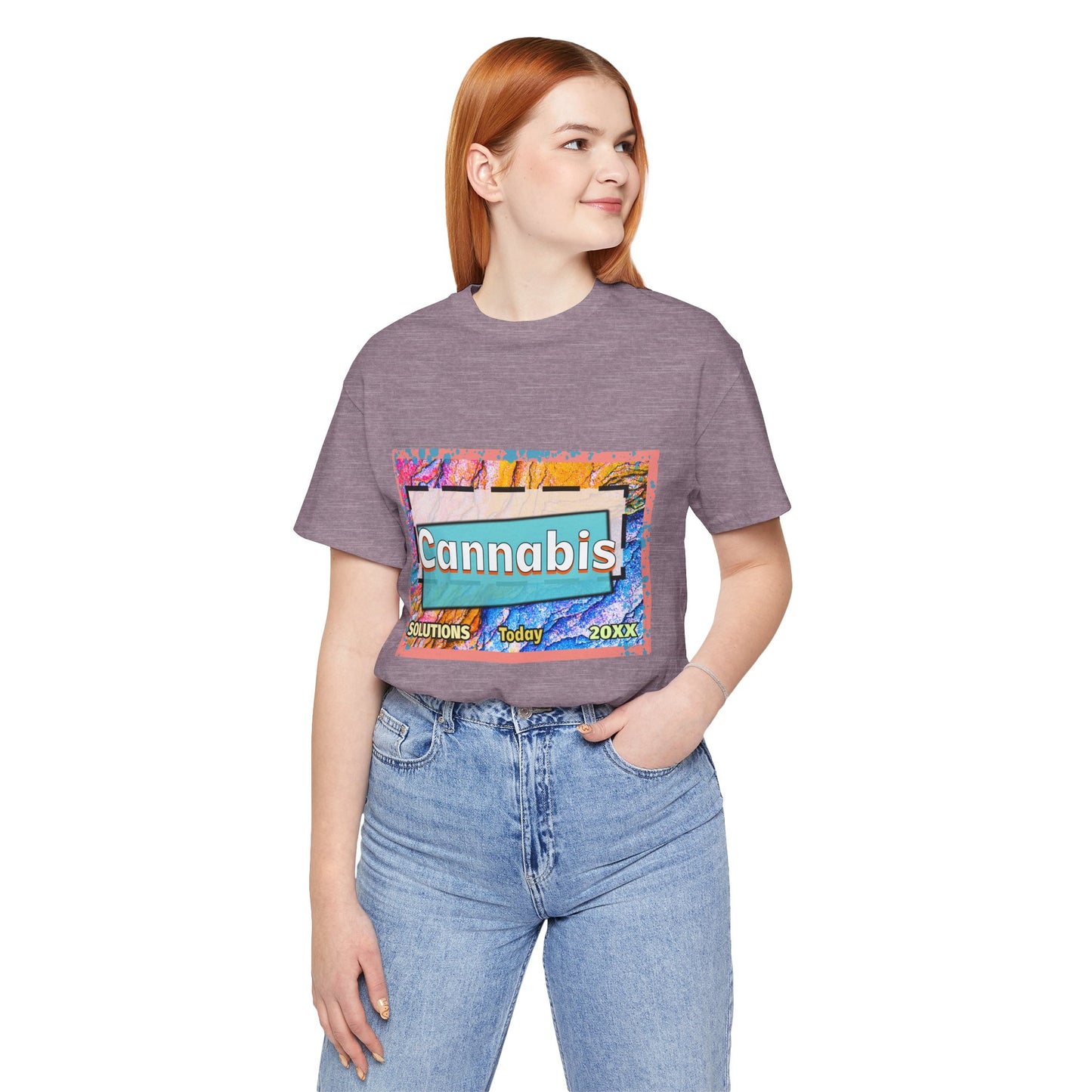 Trendy Cannabis Solutions Tee - Unisex Jersey Short Sleeve T-Shirt