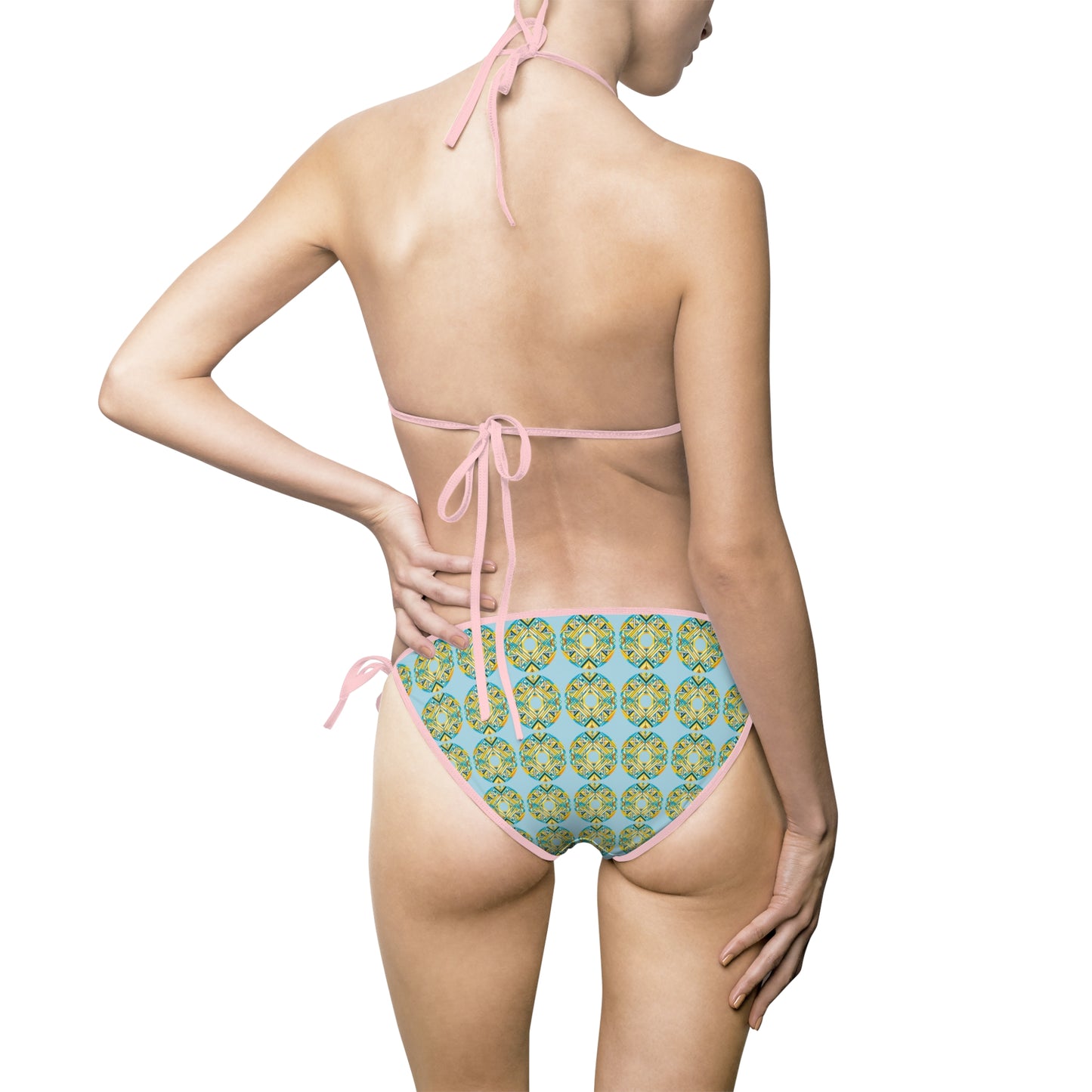 Tropical Print Women's Bikini Swimsuit - Beach Ready Swimwear