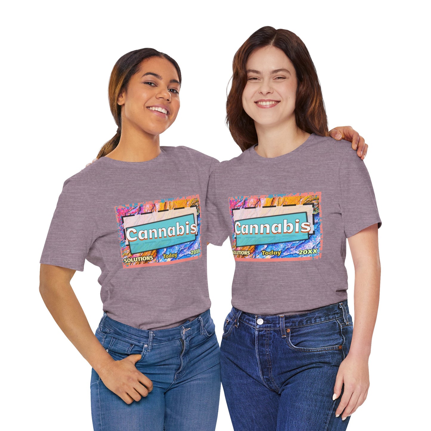 Trendy Cannabis Solutions Tee - Unisex Jersey Short Sleeve T-Shirt