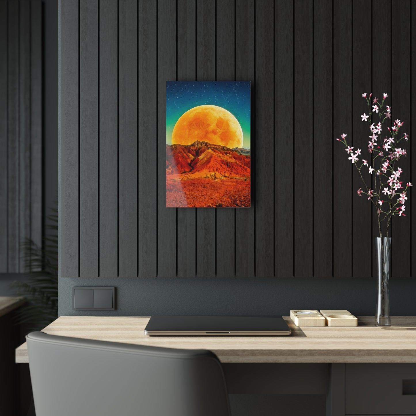 Yellow Planet Acrylic Prints