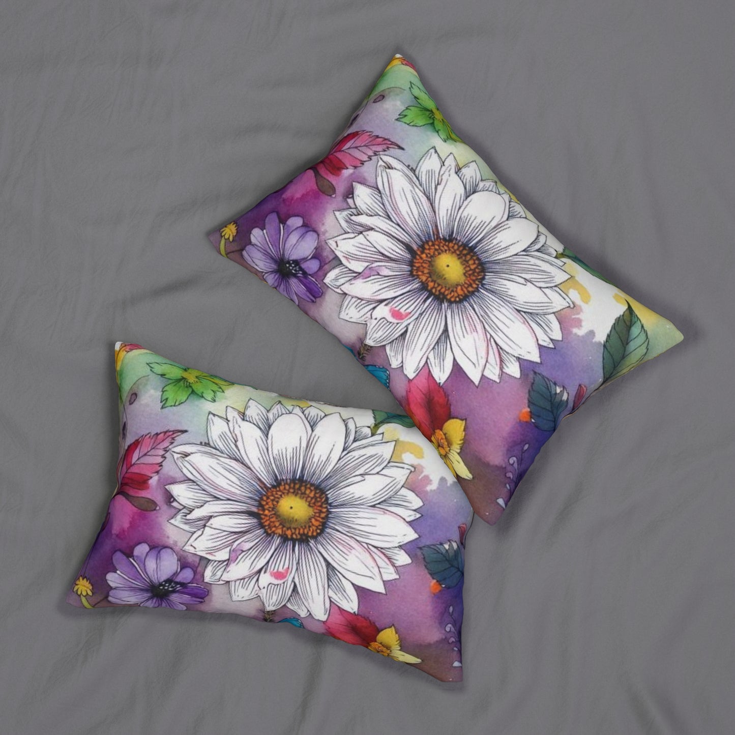 Spun Polyester Lumbar Pillow